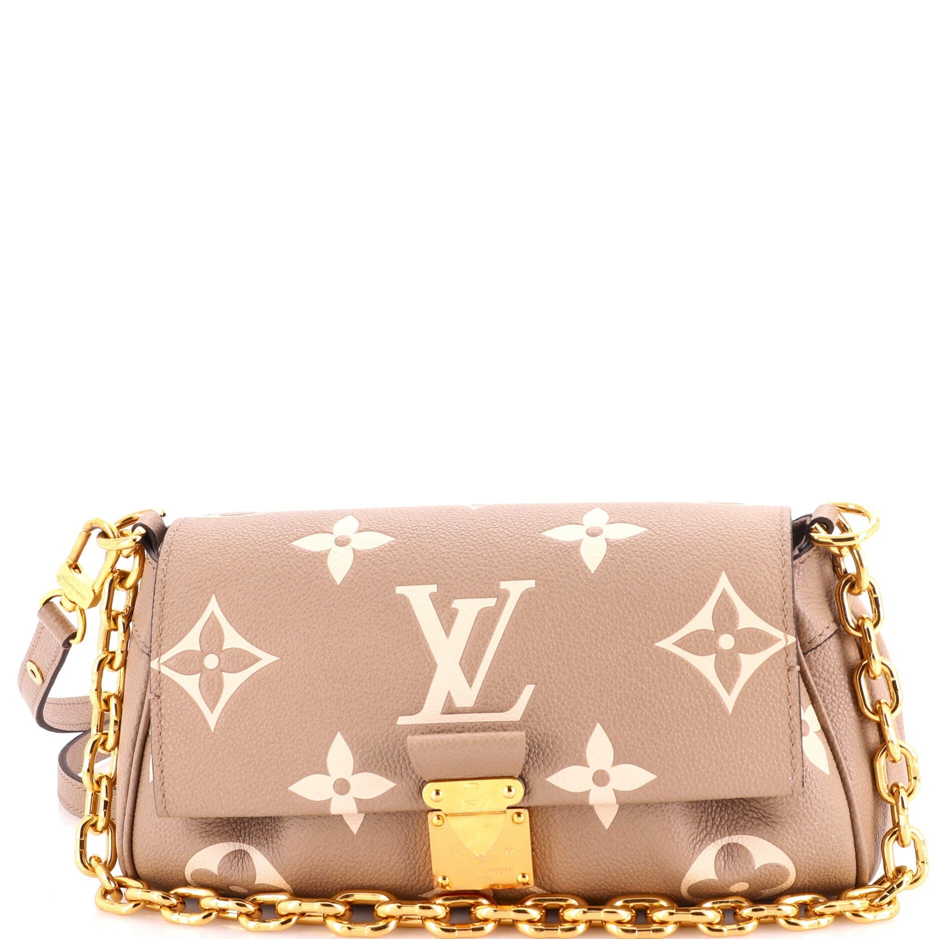 Favorite NM Handbag Bicolor Monogram Empreinte Giant