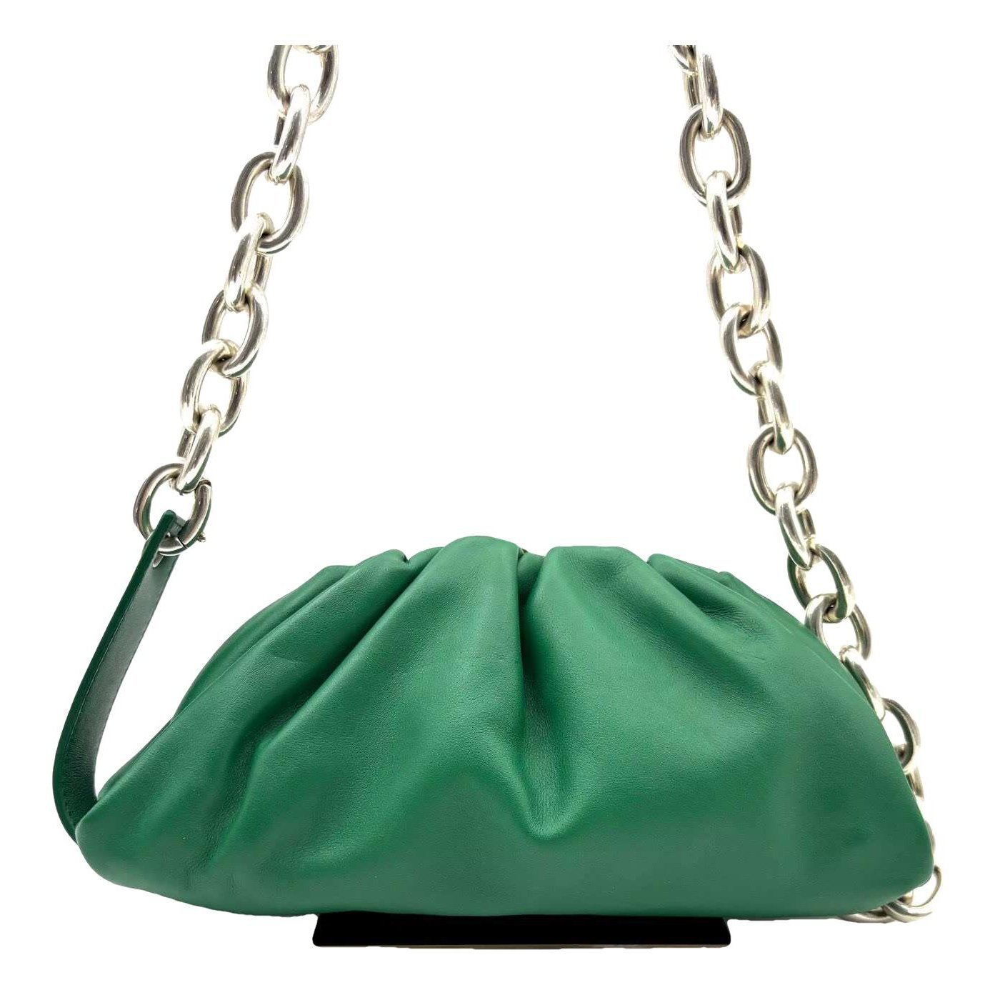 Chain Pouch leather handbag