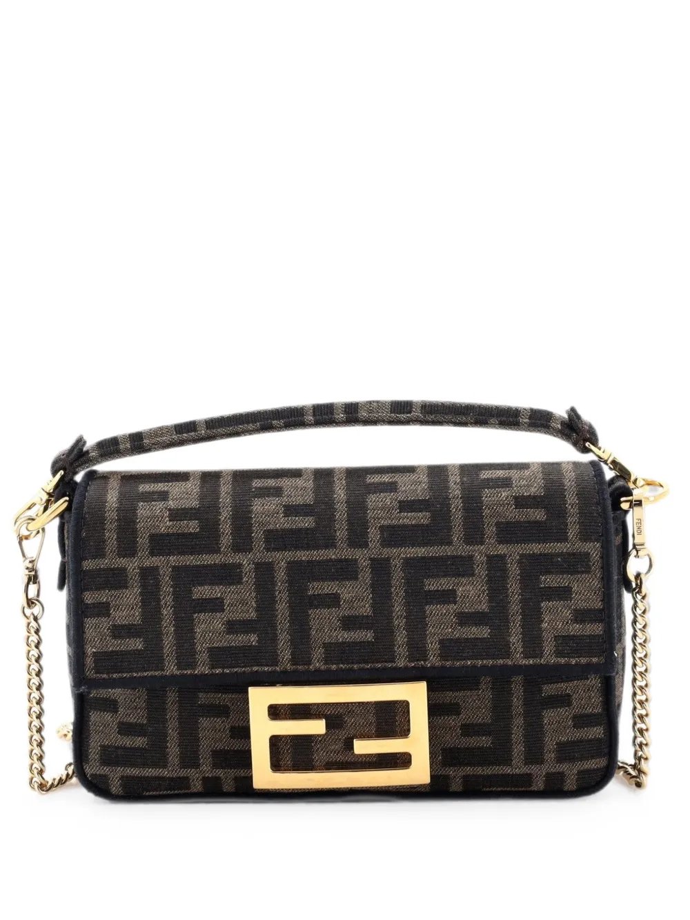 Baguette NM Bag Zucca Canvas Mini crossbody bag