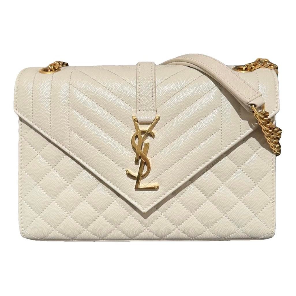 Envelope leather crossbody bag