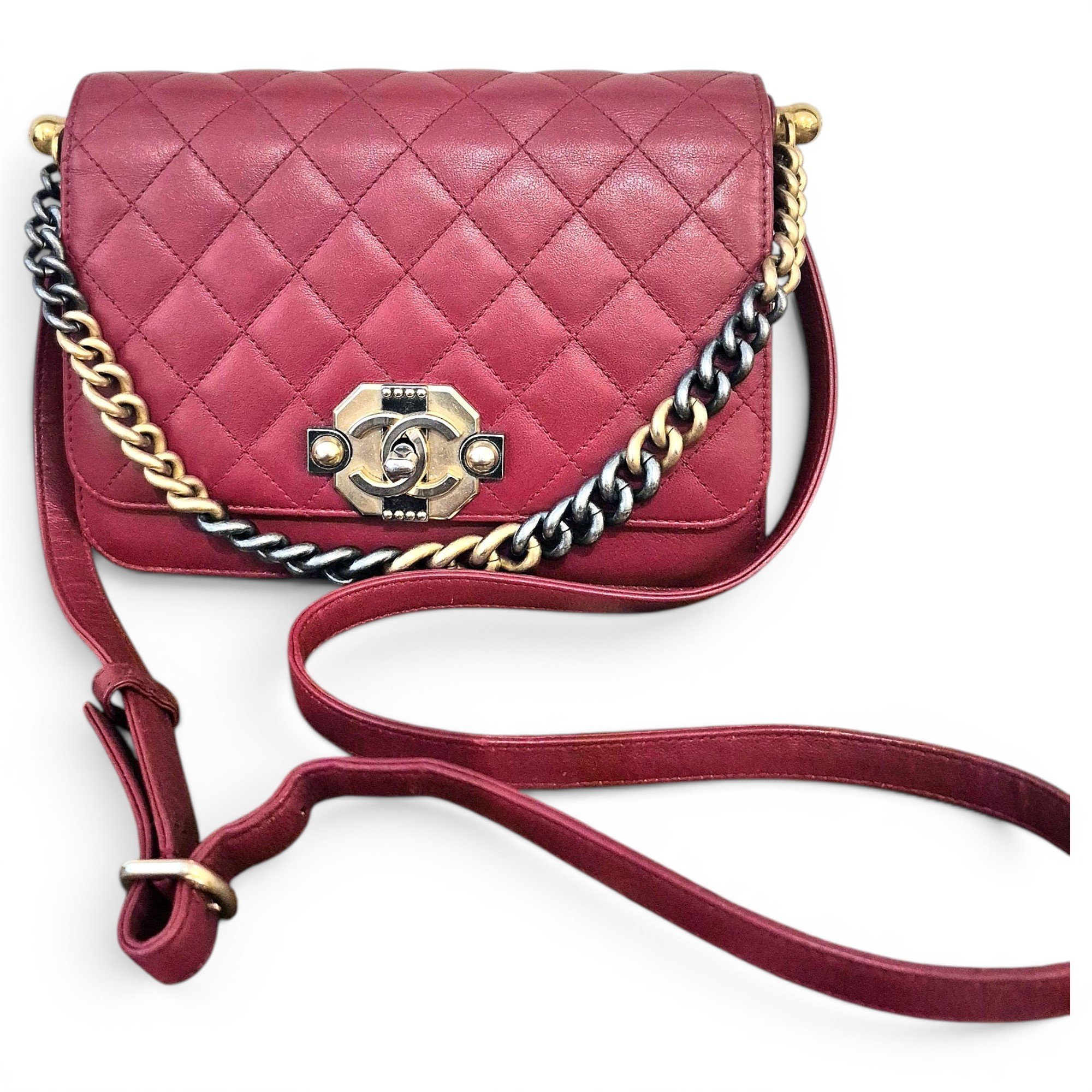 Leather handbag