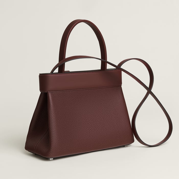 Rouge Sellier Bolsa Médor Clous