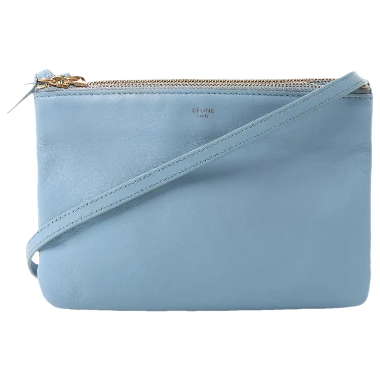 Trio leather crossbody bag