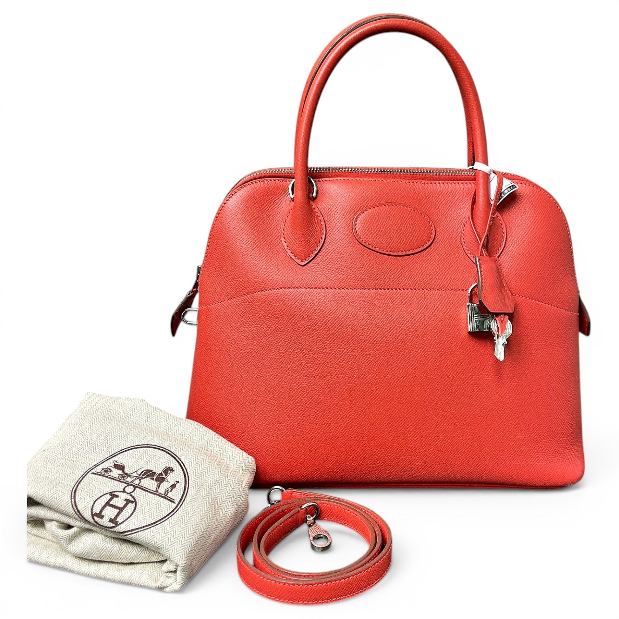 Bolide leather handbag