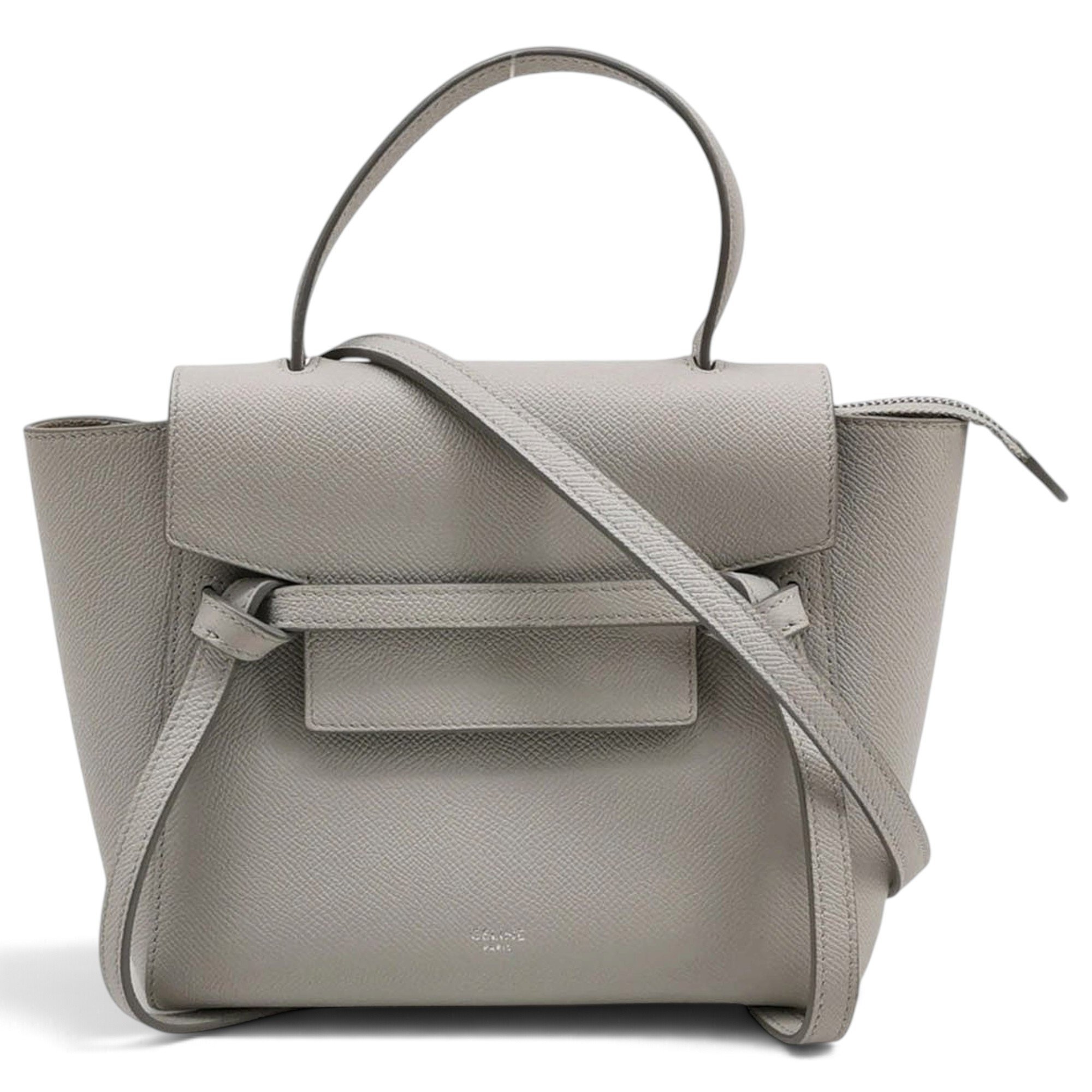Belt leather handbag