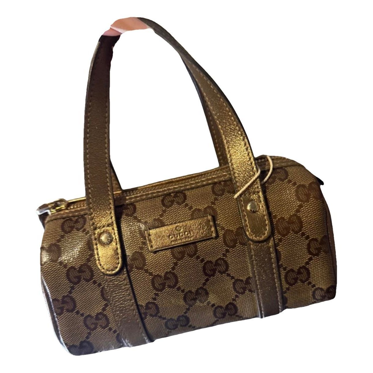 Boston leather handbag