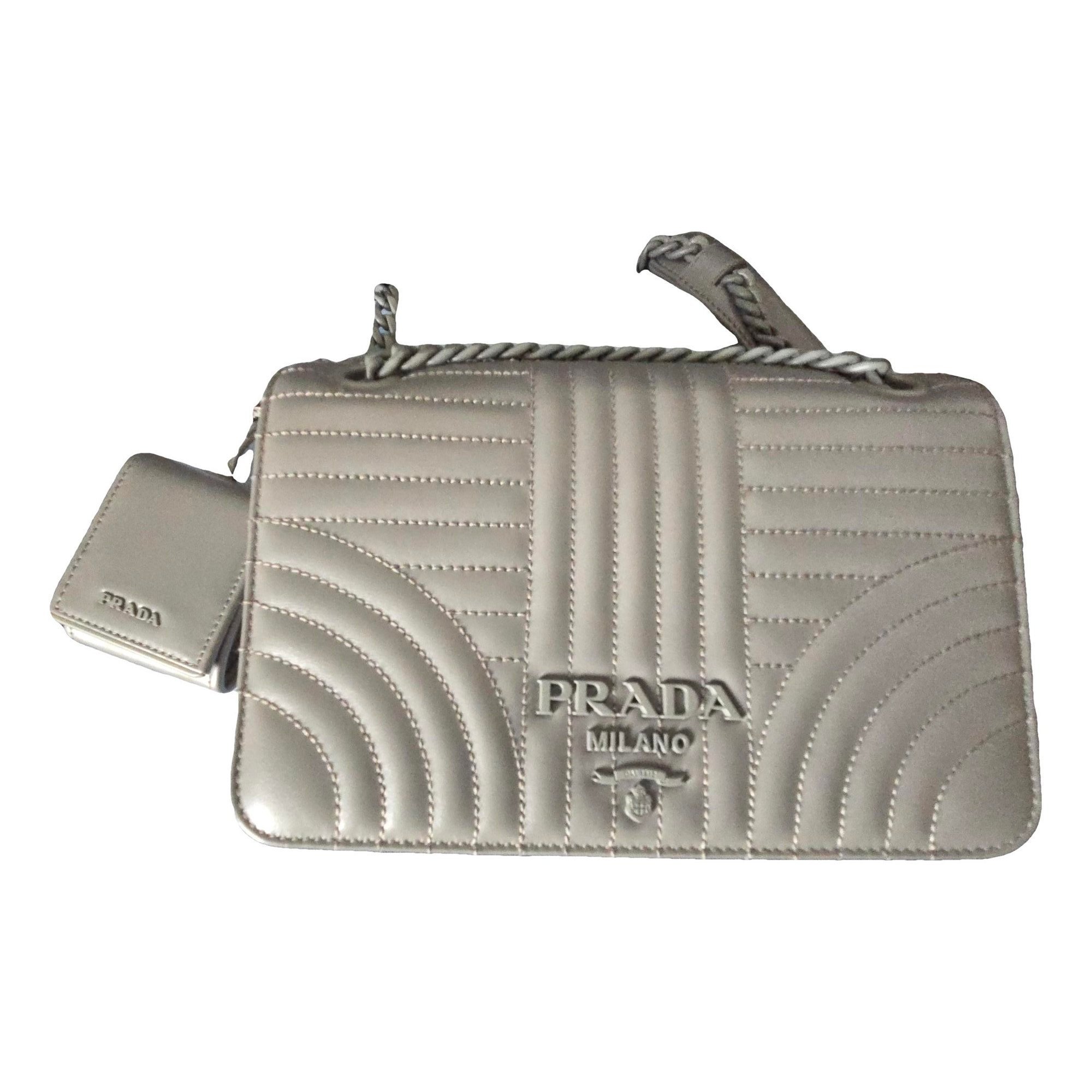 Diagramme leather handbag