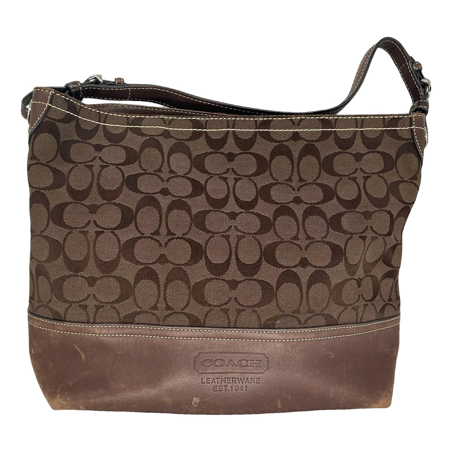 Signature Sufflette leather handbag