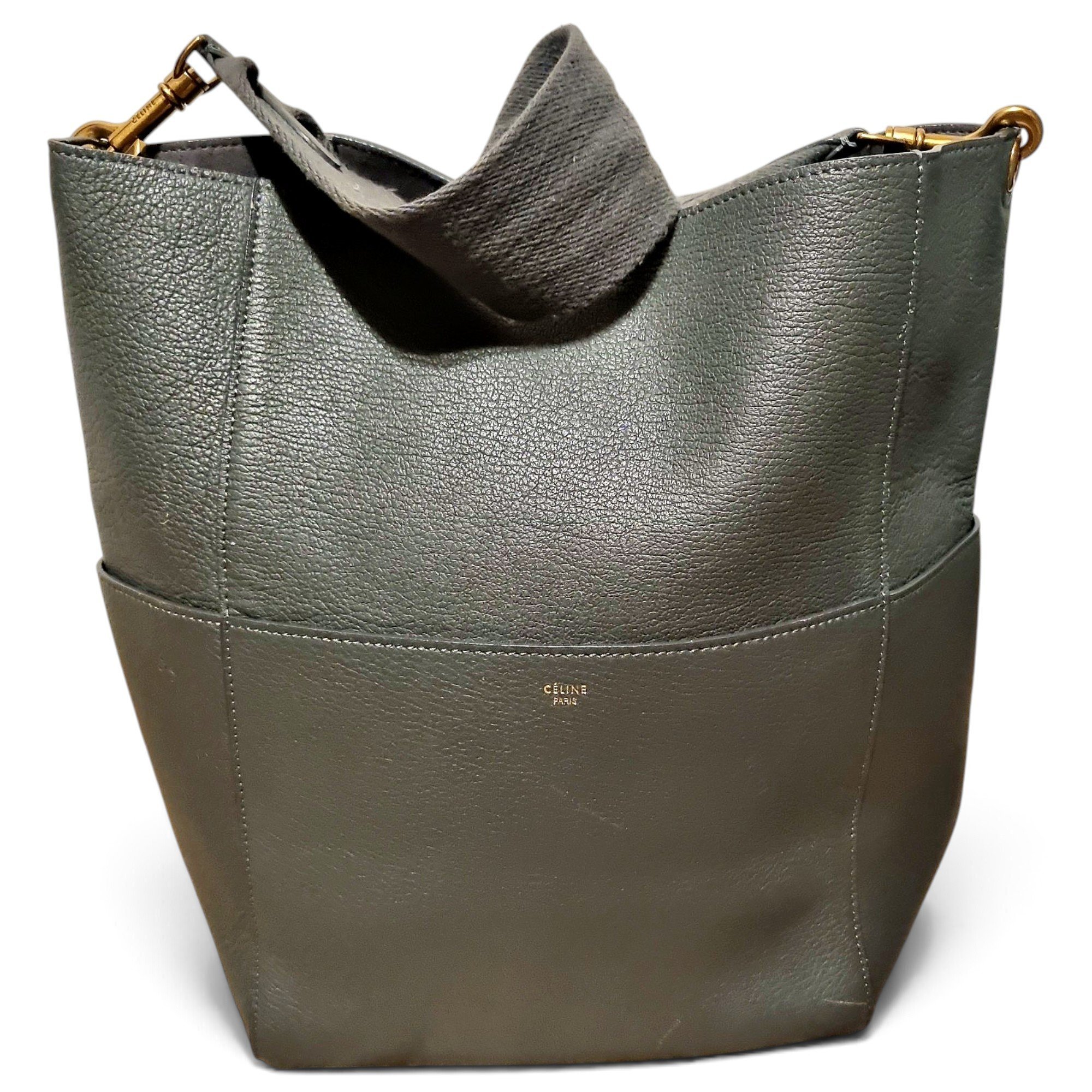 Leather handbag