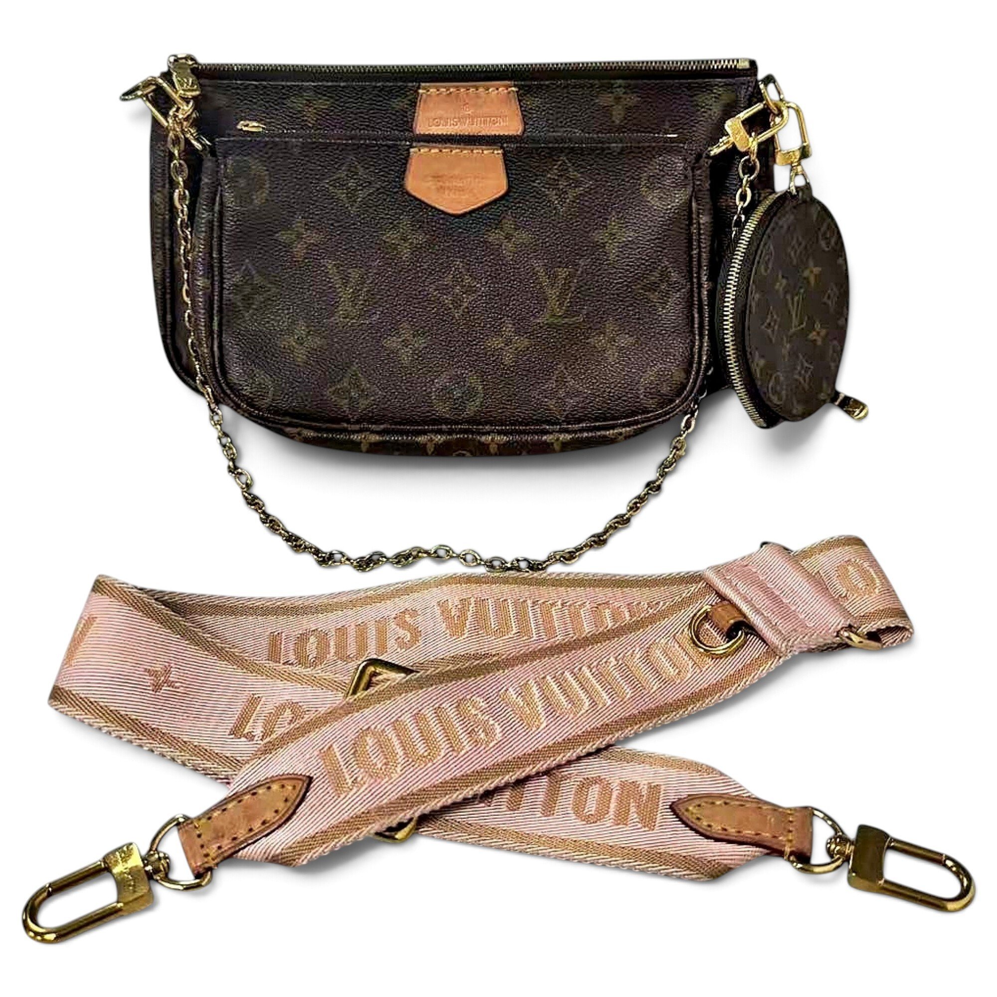 Multi Pochette Accessoires leather handbag