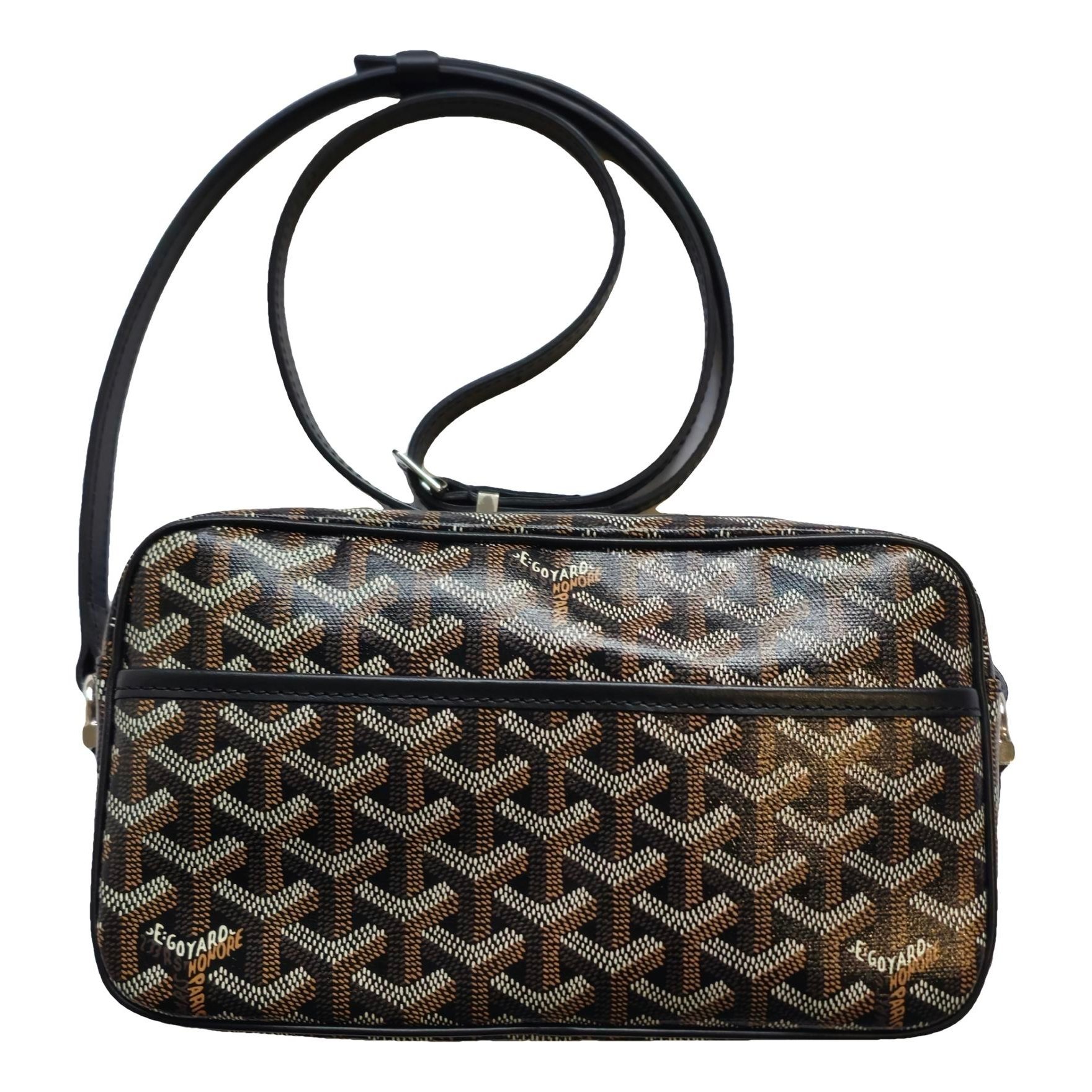 Goyard Cap vert cloth crossbody bag