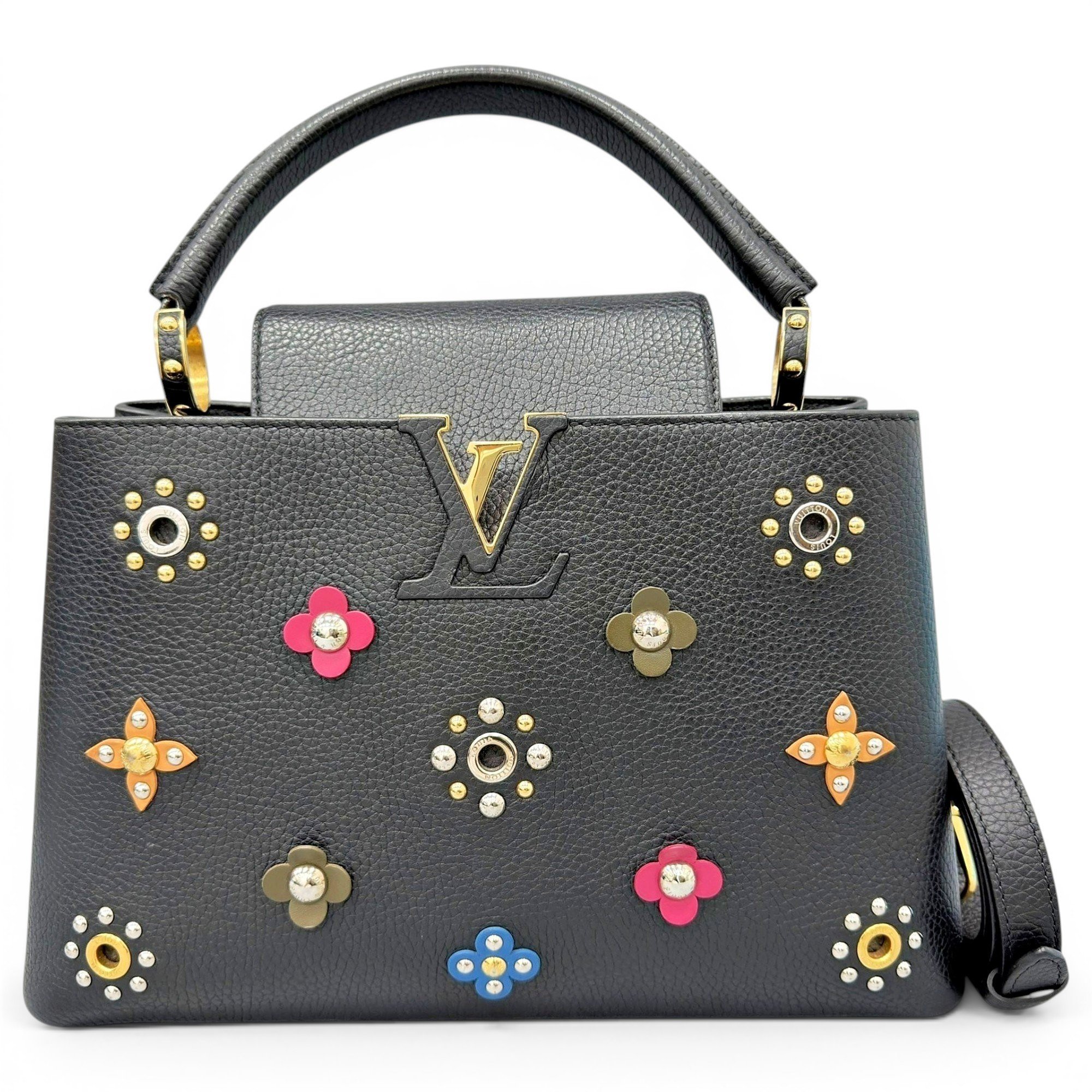 Capucines leather handbag