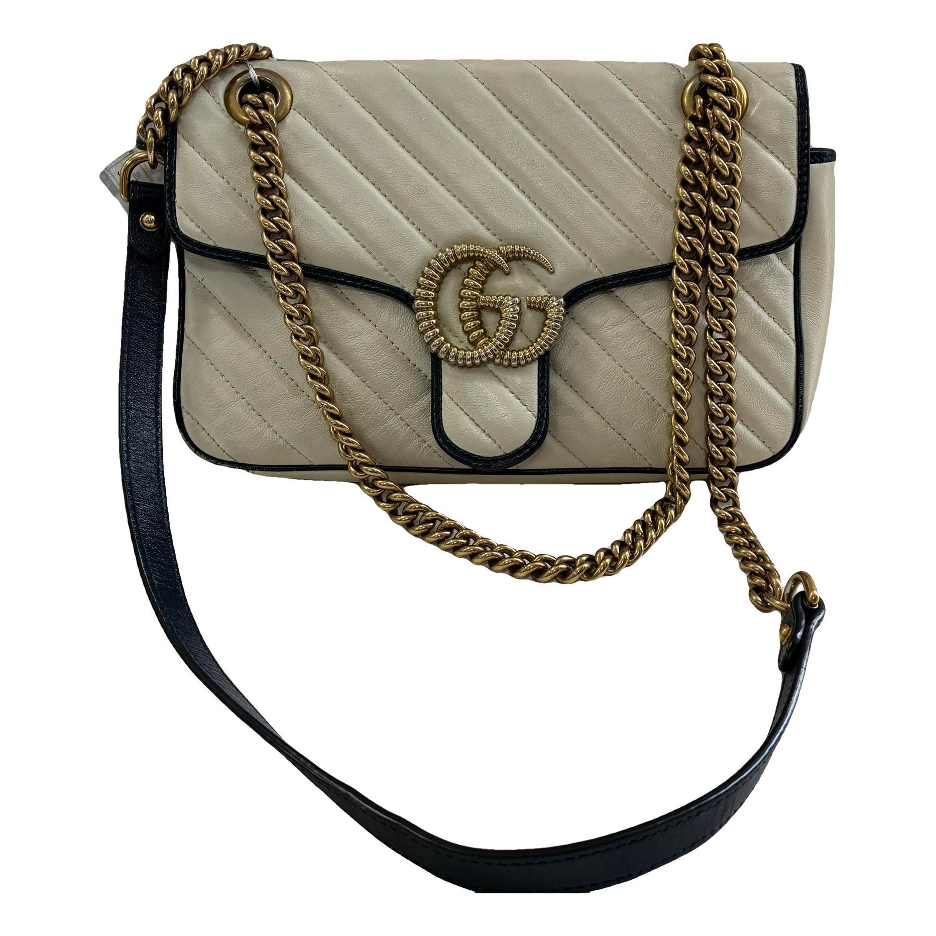GG Marmont Flap leather handbag
