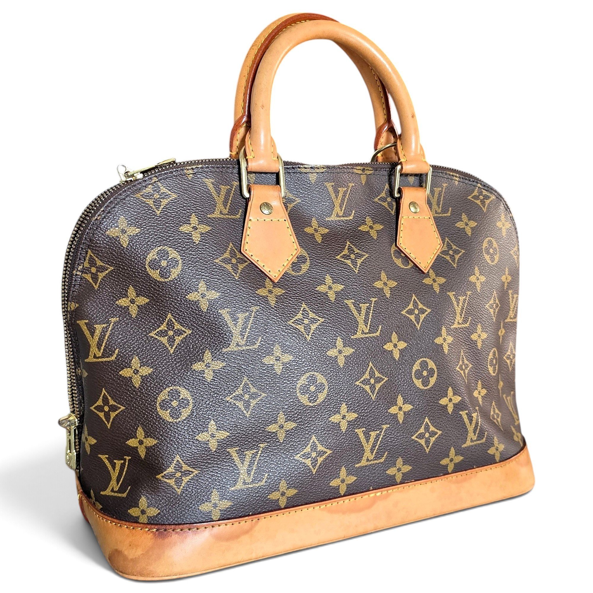 Alma leather handbag