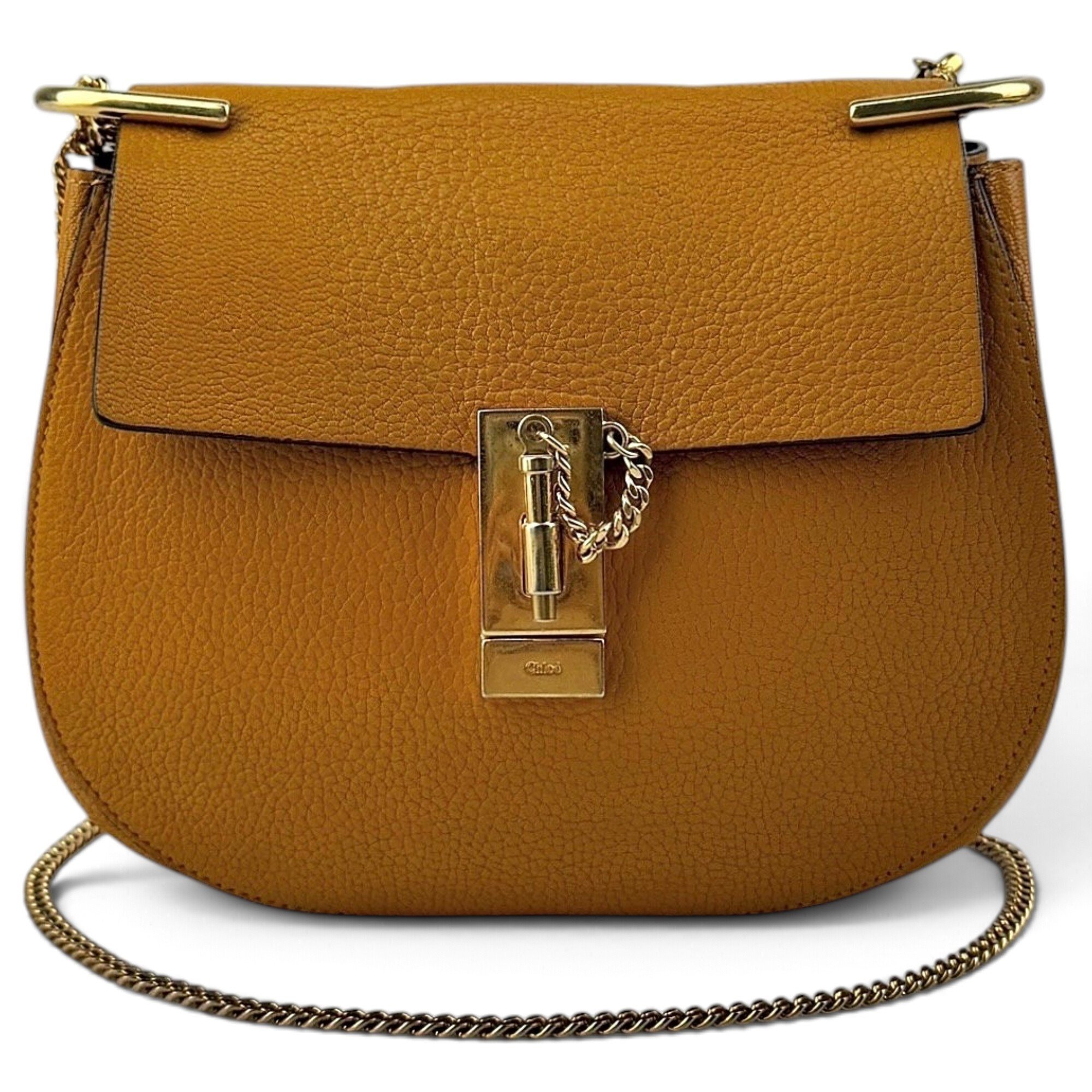 Drew leather handbag