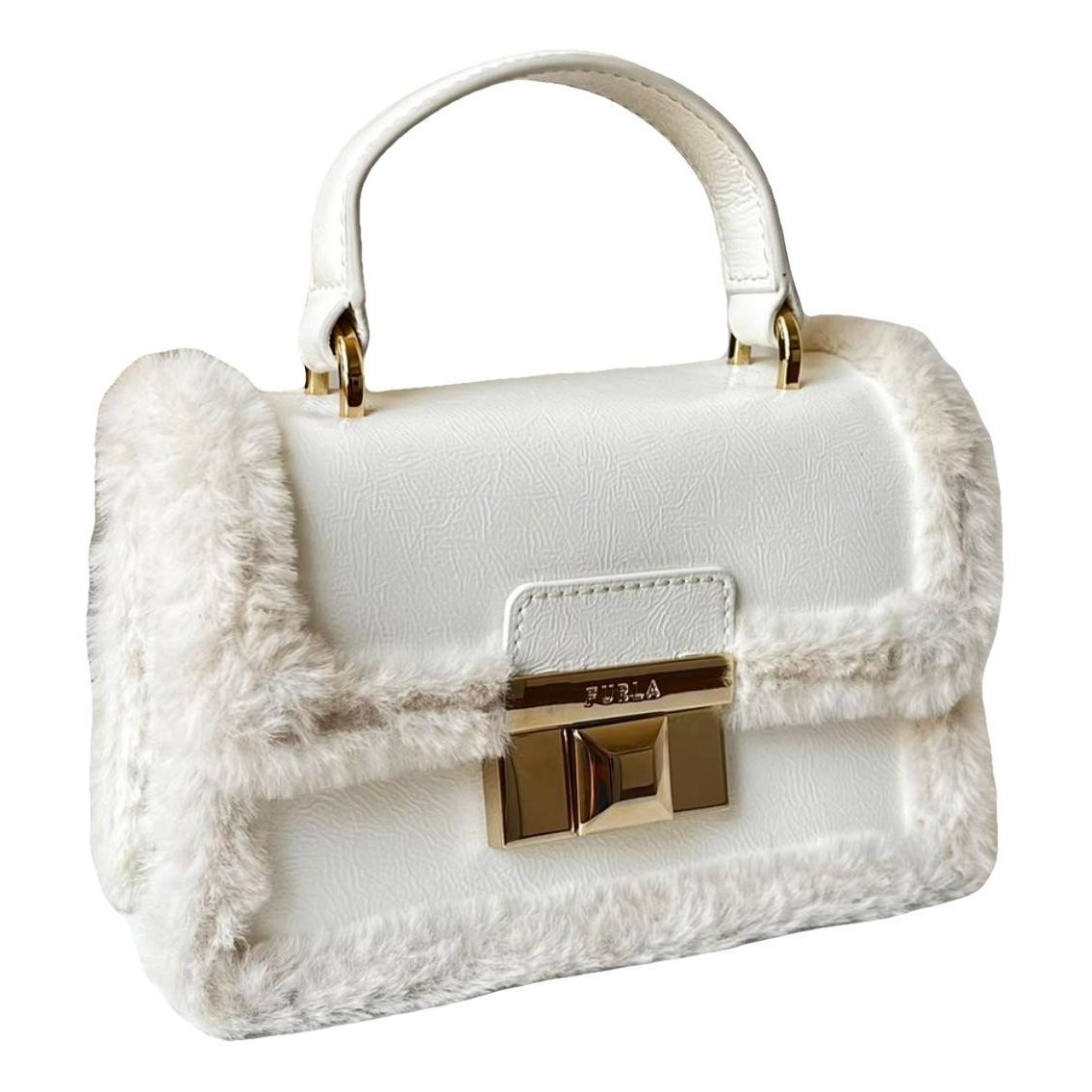 Metropolis faux fur handbag