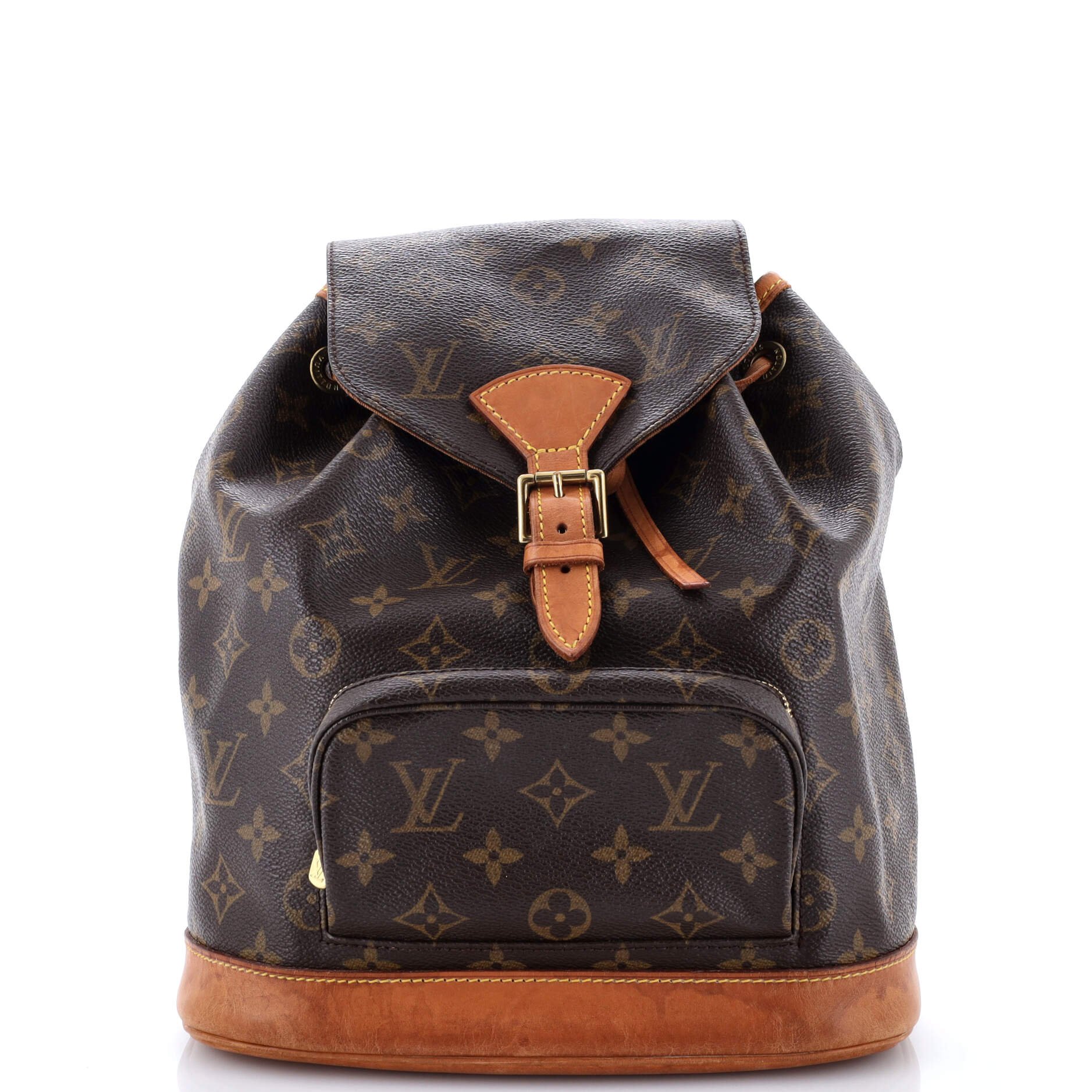 Louis Vuitton Vintage Montsouris Backpack Monogram Canvas MM