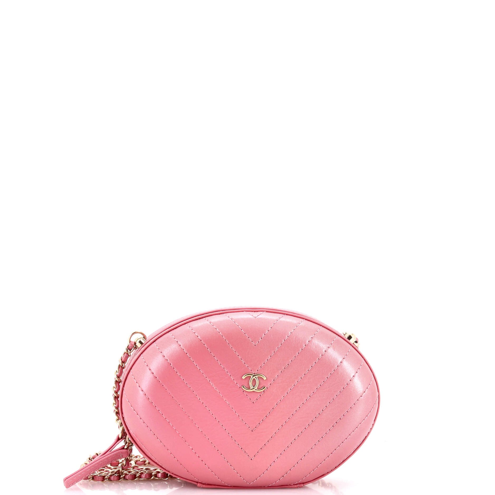 La Pausa Evening Bag Chevron Leather
