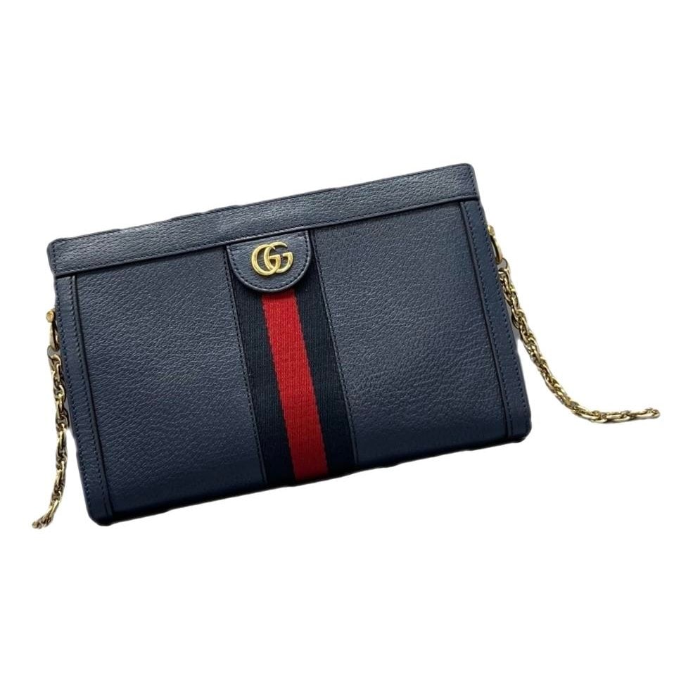 Ophidia Chain leather handbag