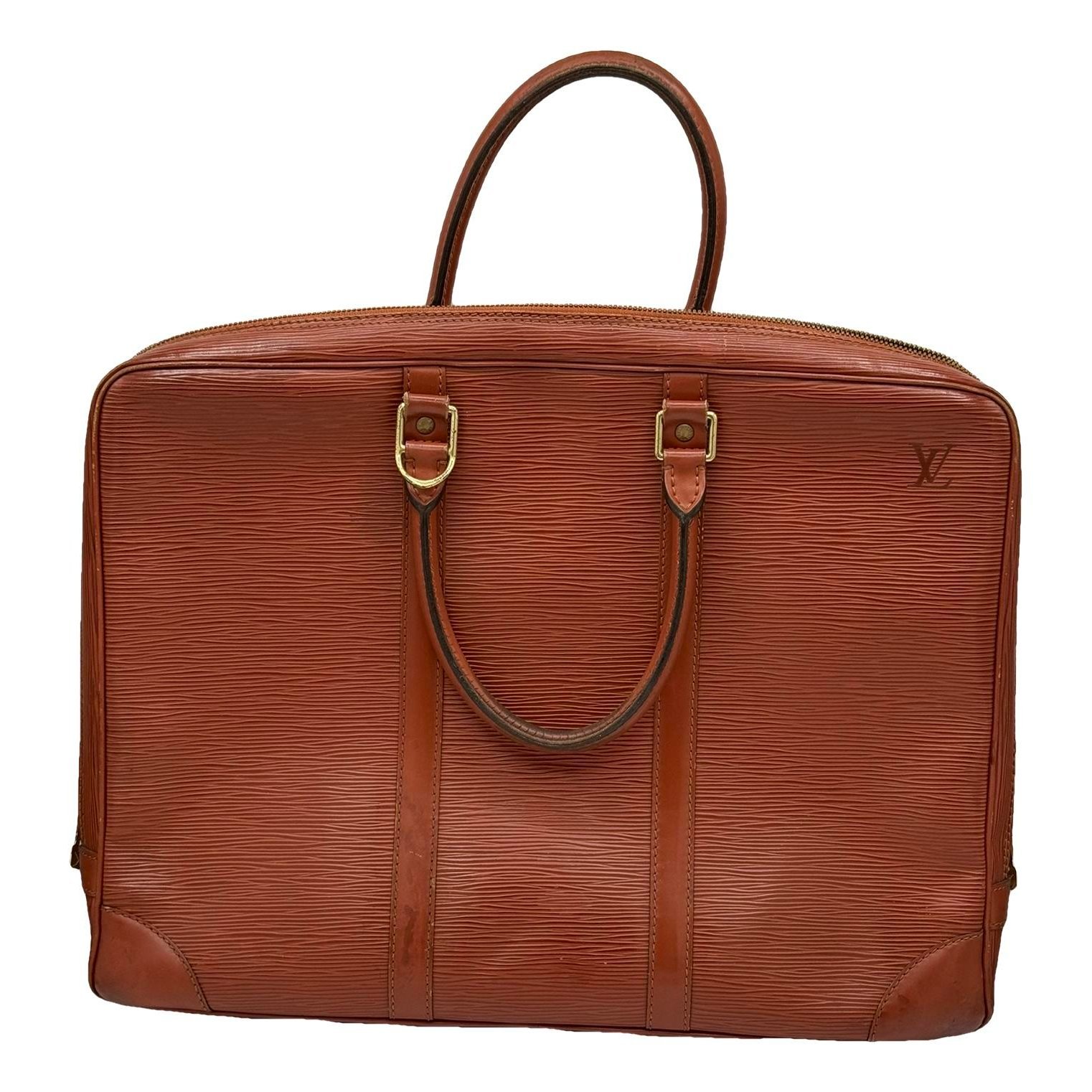 Porte Documents Voyage leather handbag
