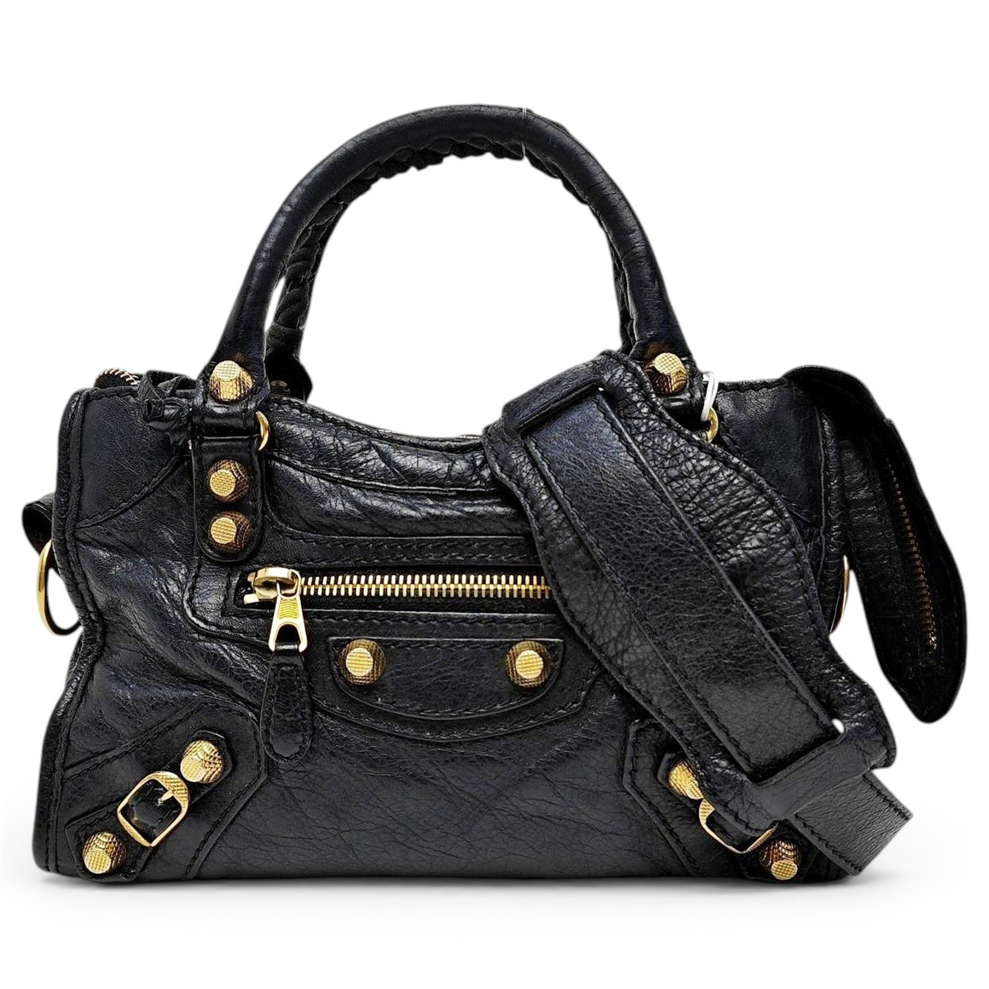 Leather handbag