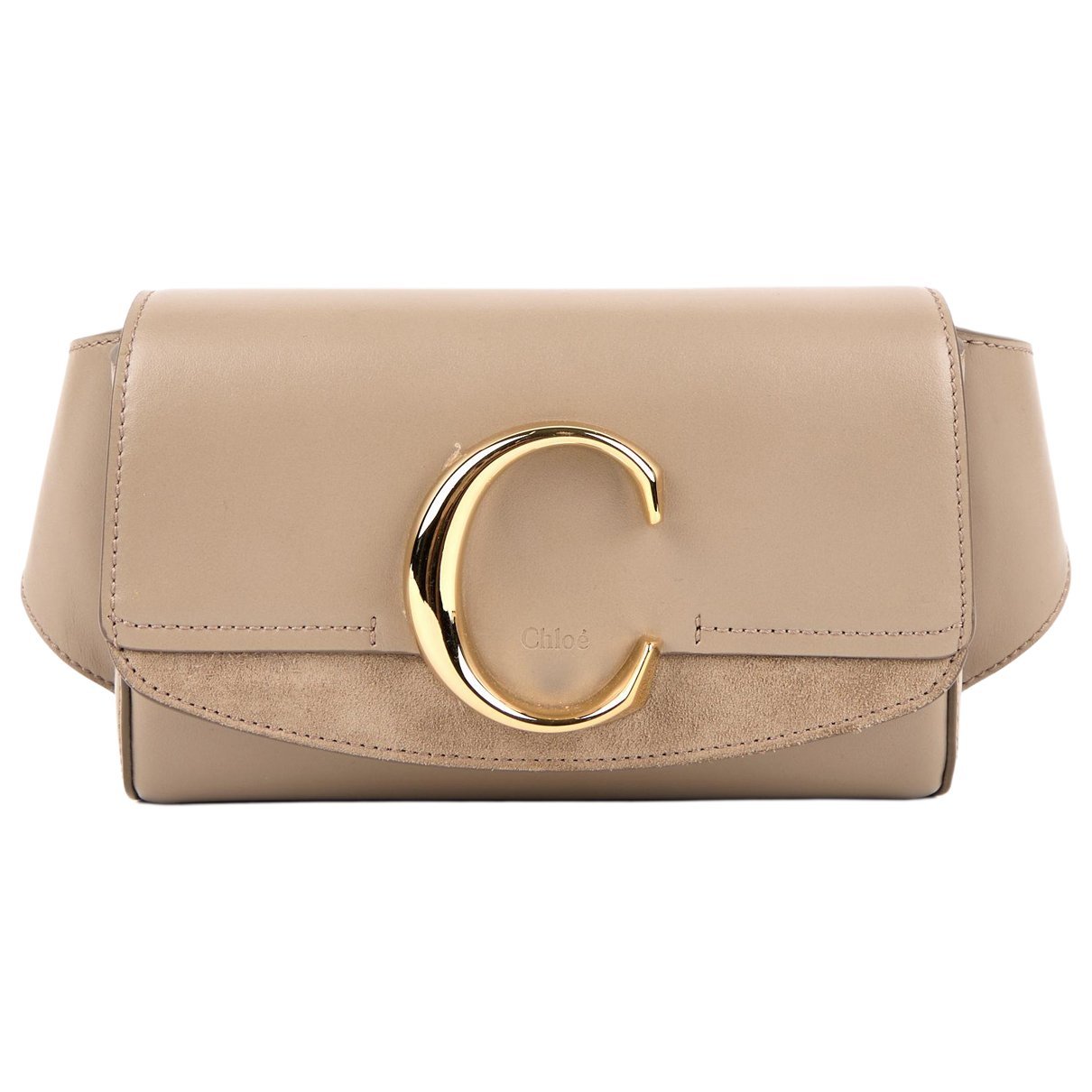 C leather crossbody bag