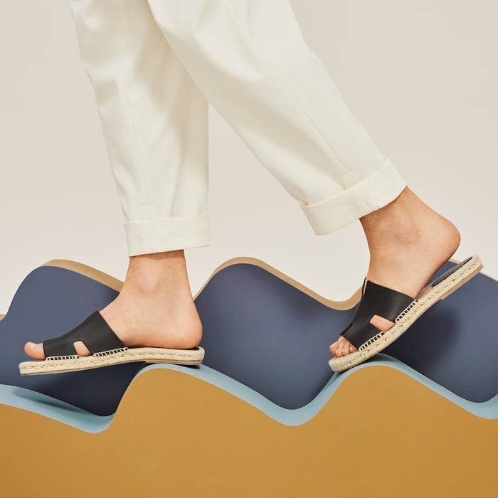 Noir Antigua Espadrille