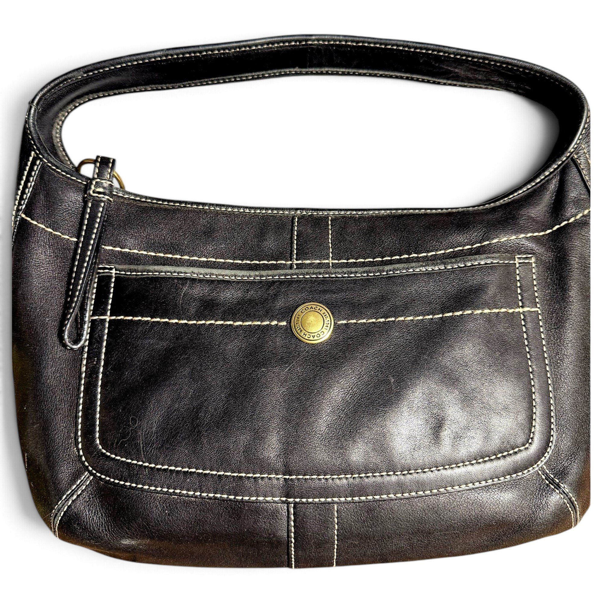 Leather handbag