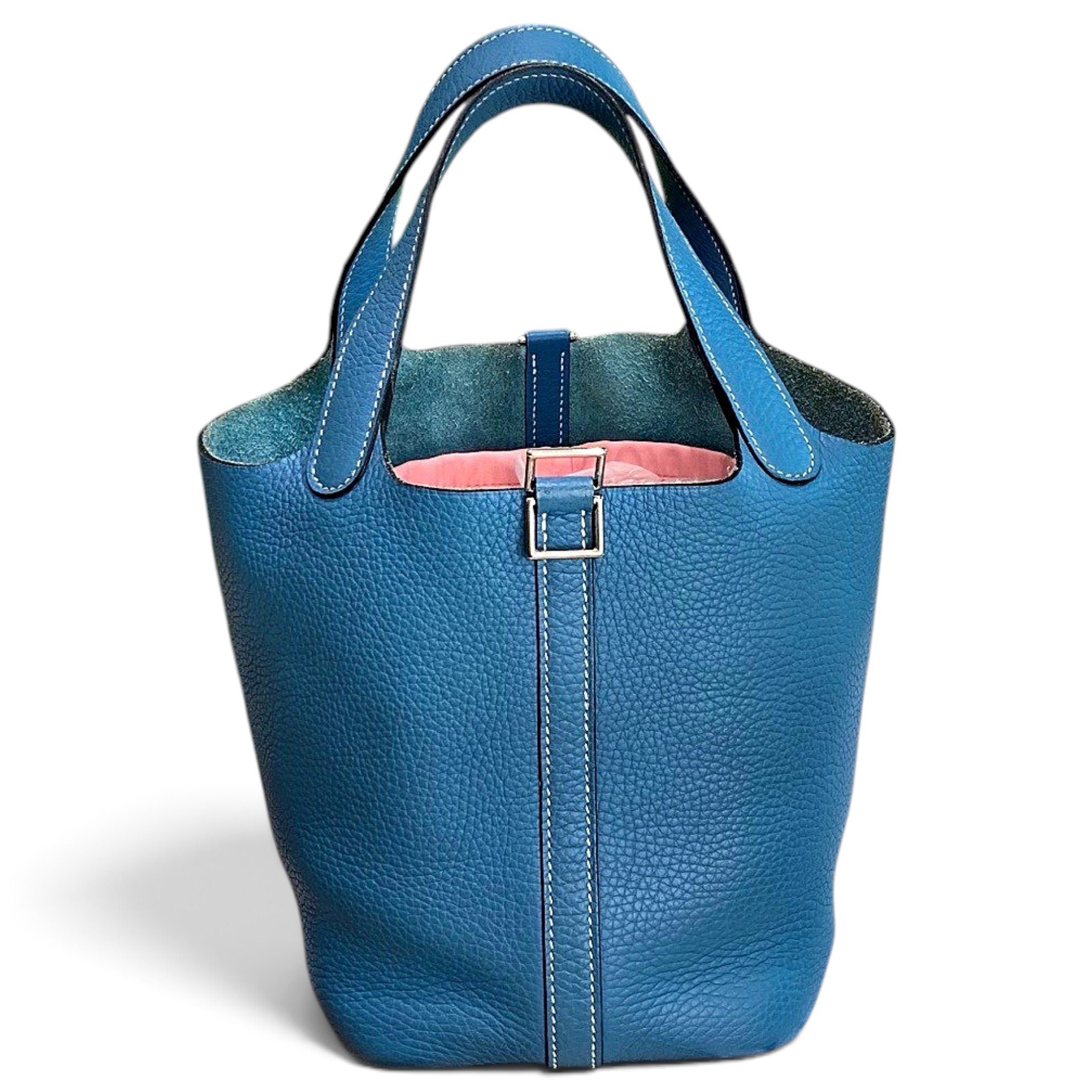 Picotin leather handbag