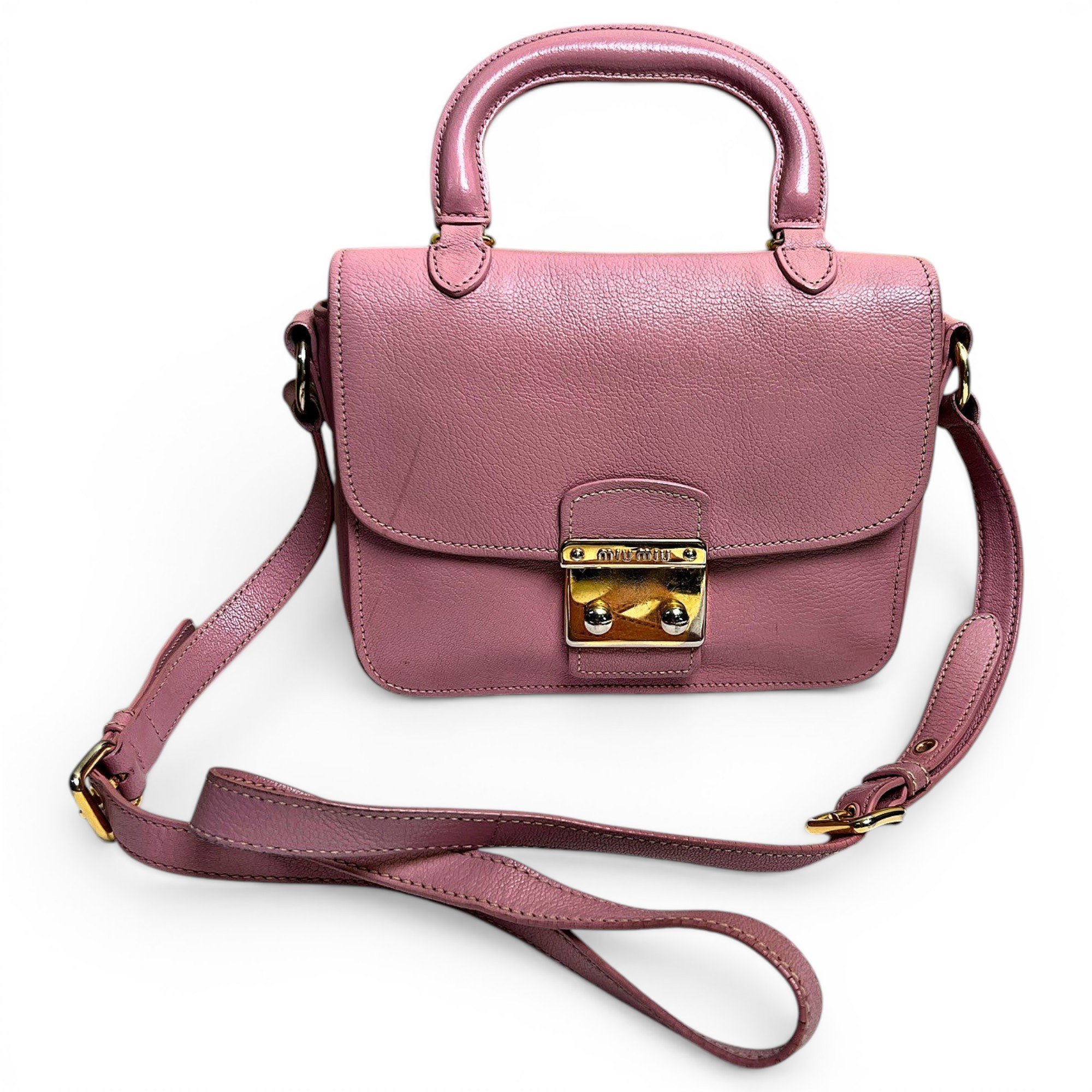 Leather handbag