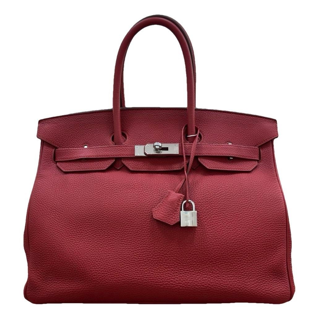 Hermes Birkin 35 Handbag Rouge Casaque Togo Leather 2014