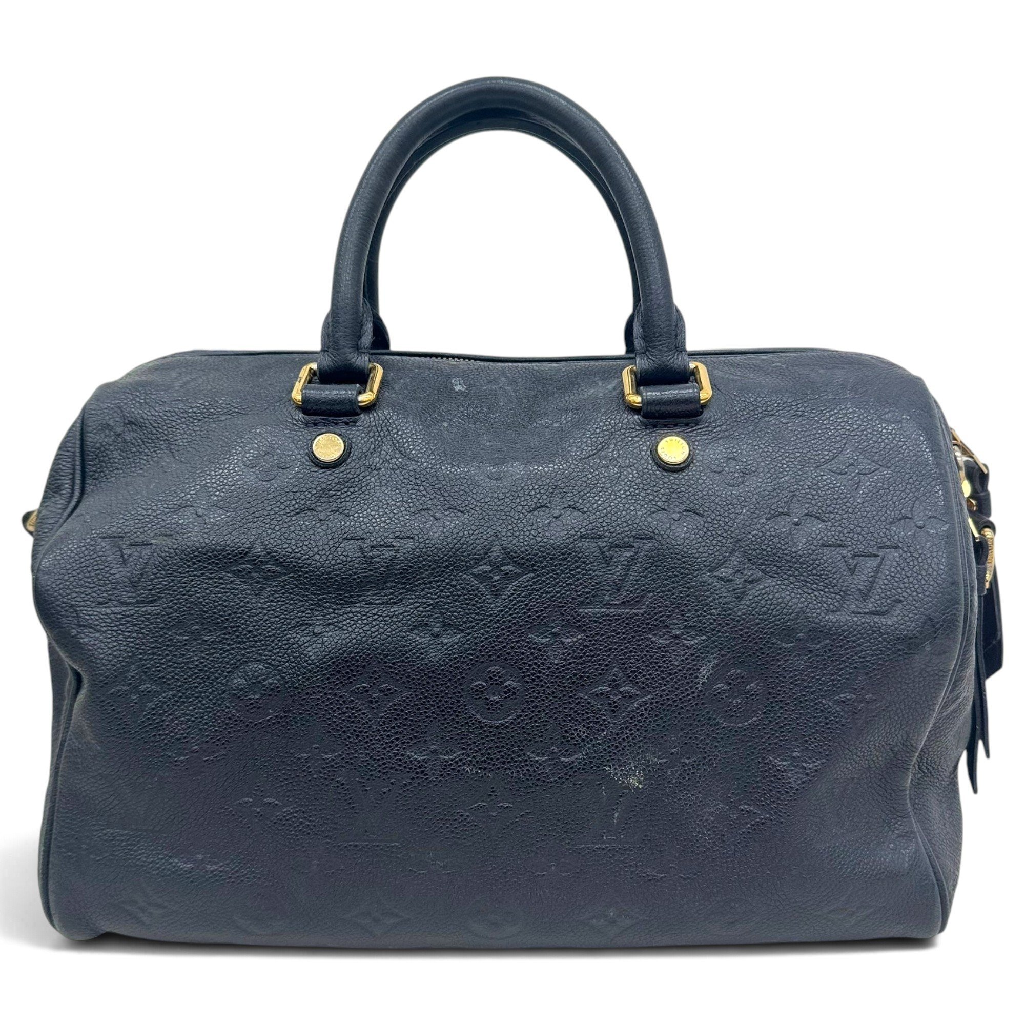 Speedy leather handbag
