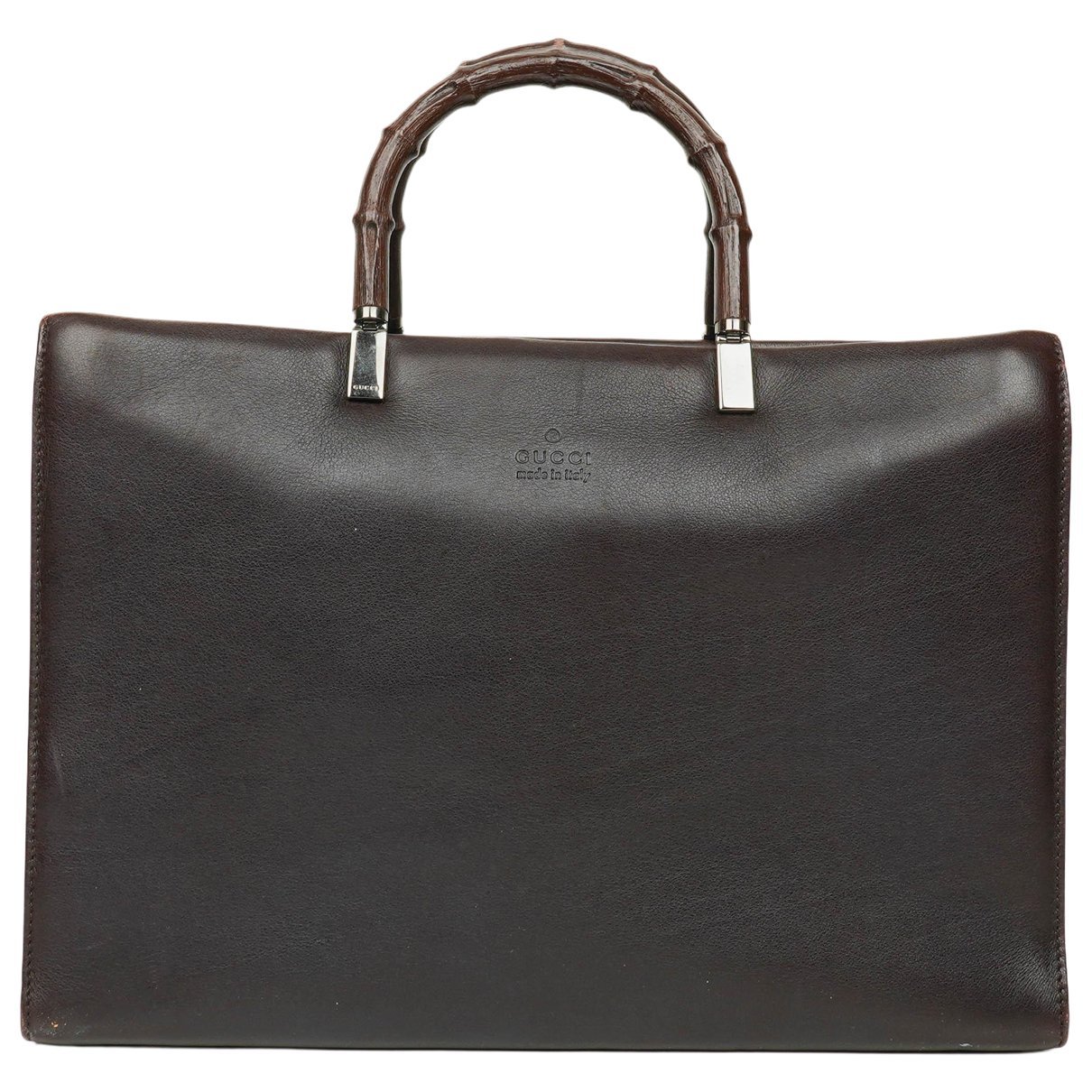 Vintage Bamboo leather handbag