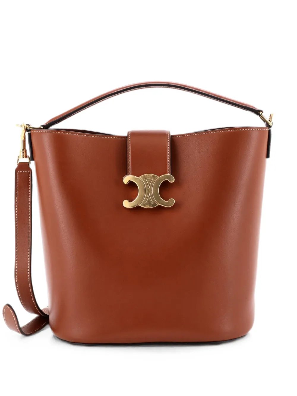 Louise Bag Leather Medium bucket bag