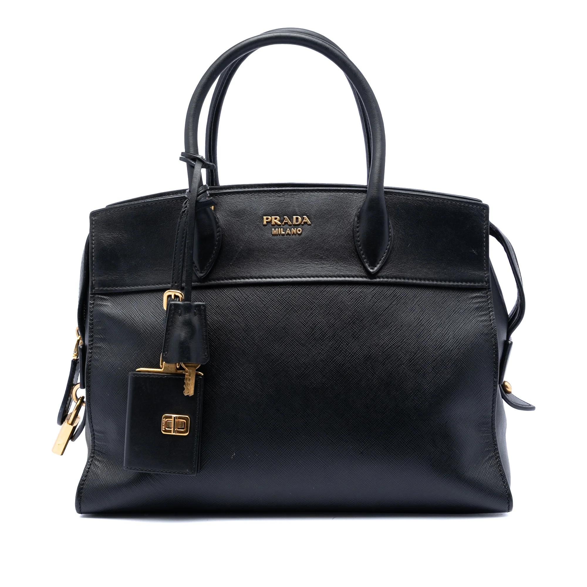 Esplanade leather satchel