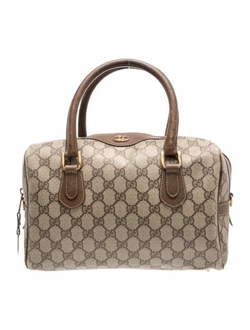 GG Canvas Top Handle Bag