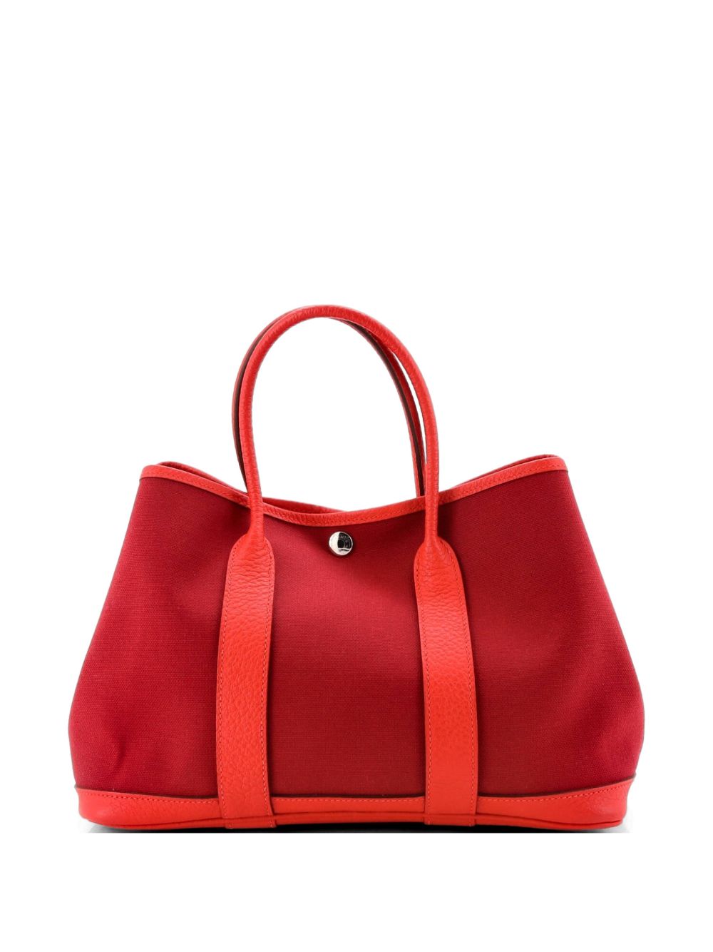 Hermes Garden Party Toile and Leather 30 tote bag