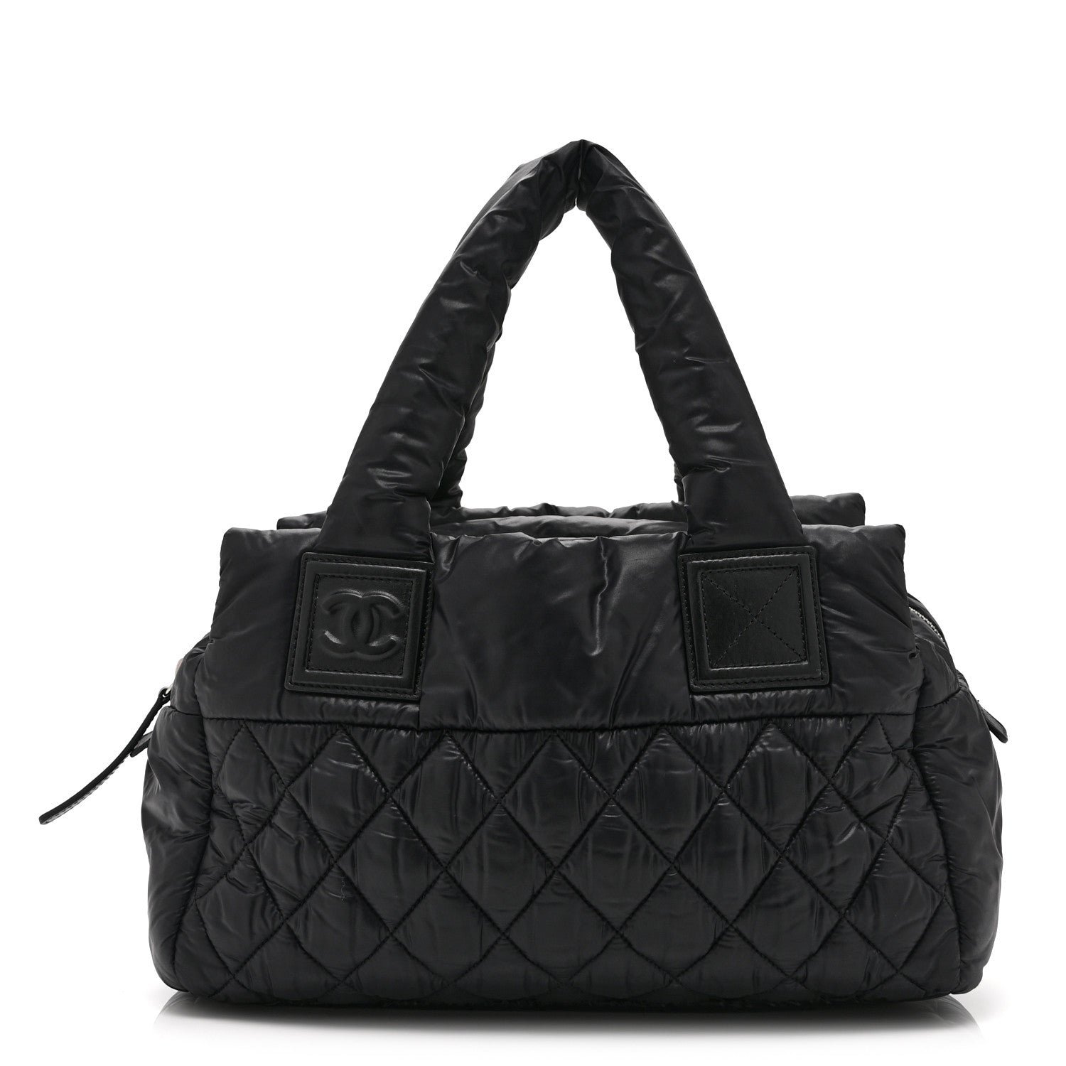 Chanel Nylon Coco Cocoon Zipped Tote Black