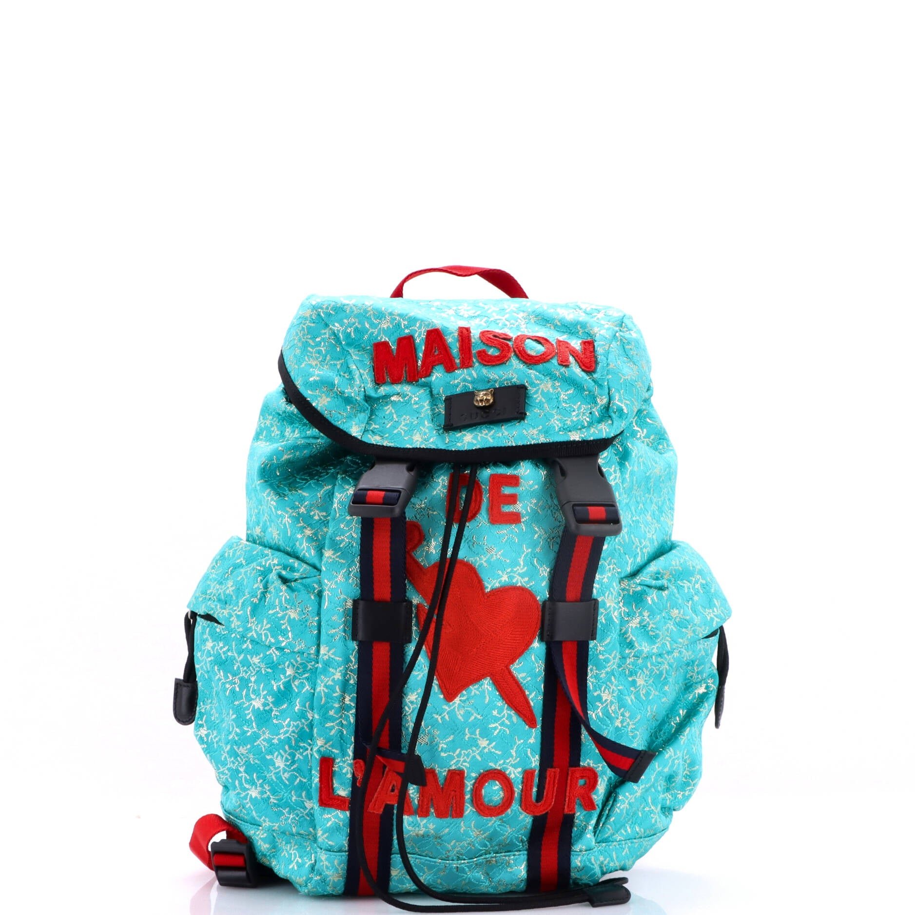 Techpack Backpack Embroidered and Beaded