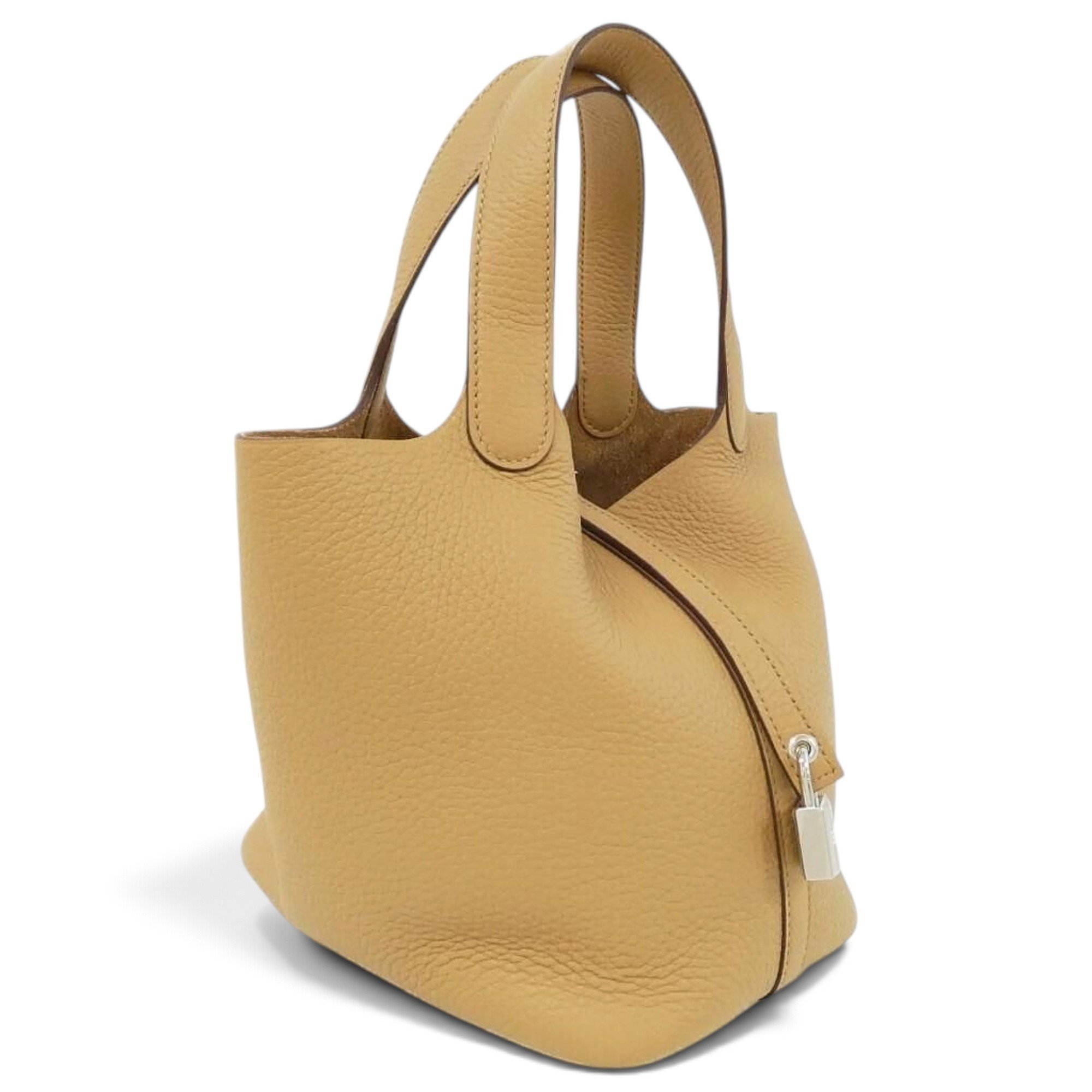 Picotin leather handbag