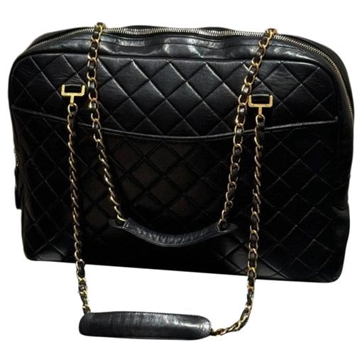 Vintage CC Chain leather handbag