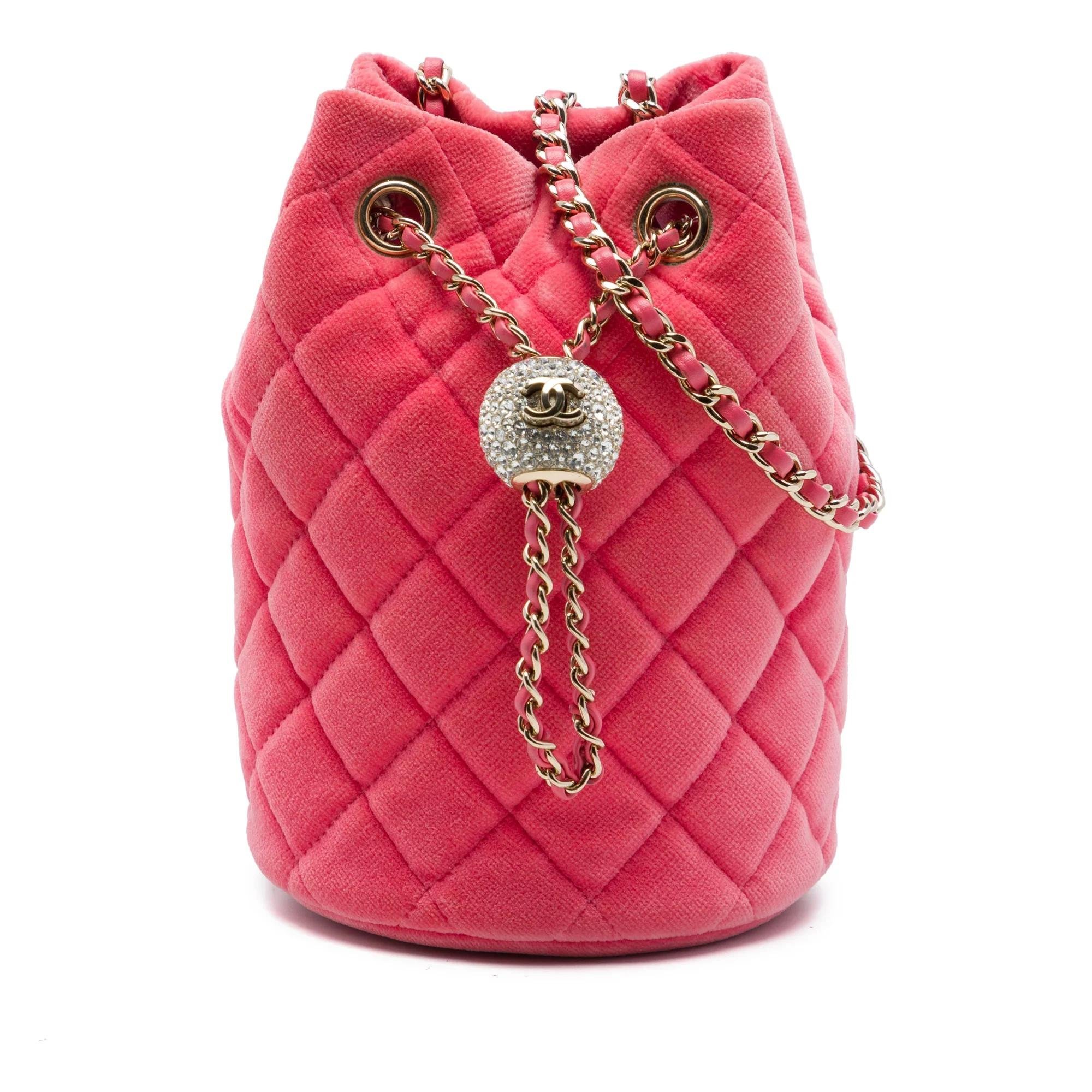 Velvet handbag