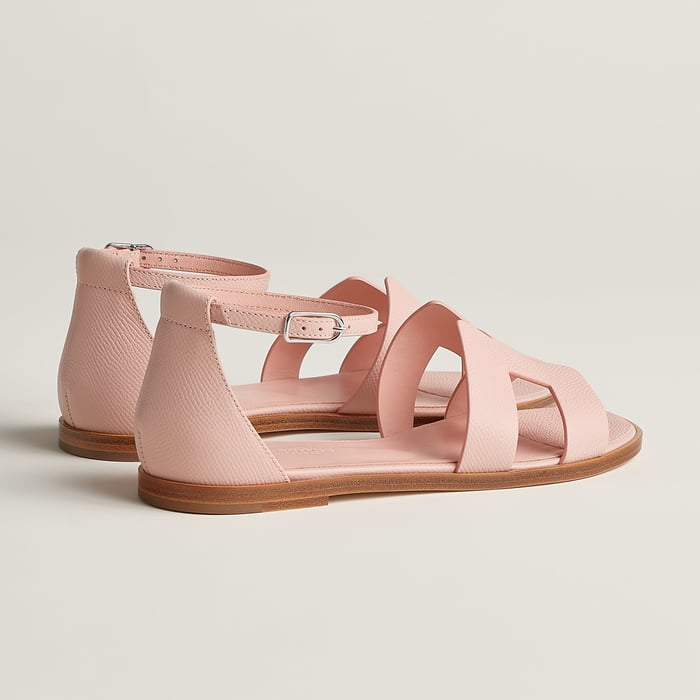 Rose Pâle Santorini Sandal
