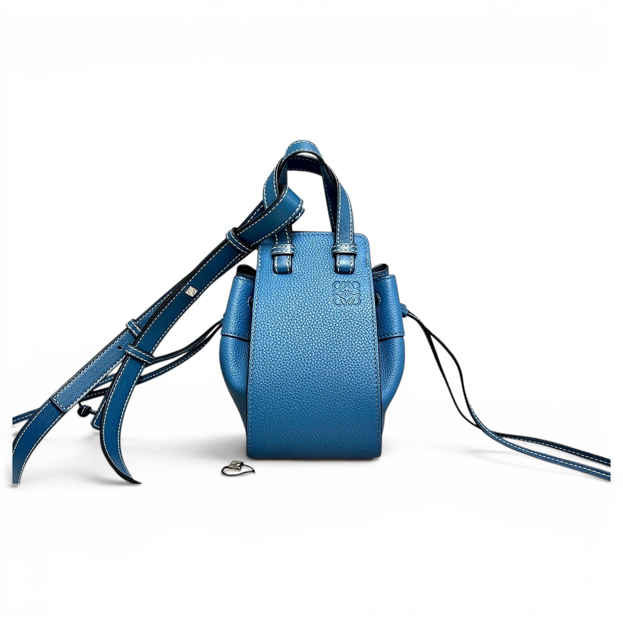 Hammock leather handbag