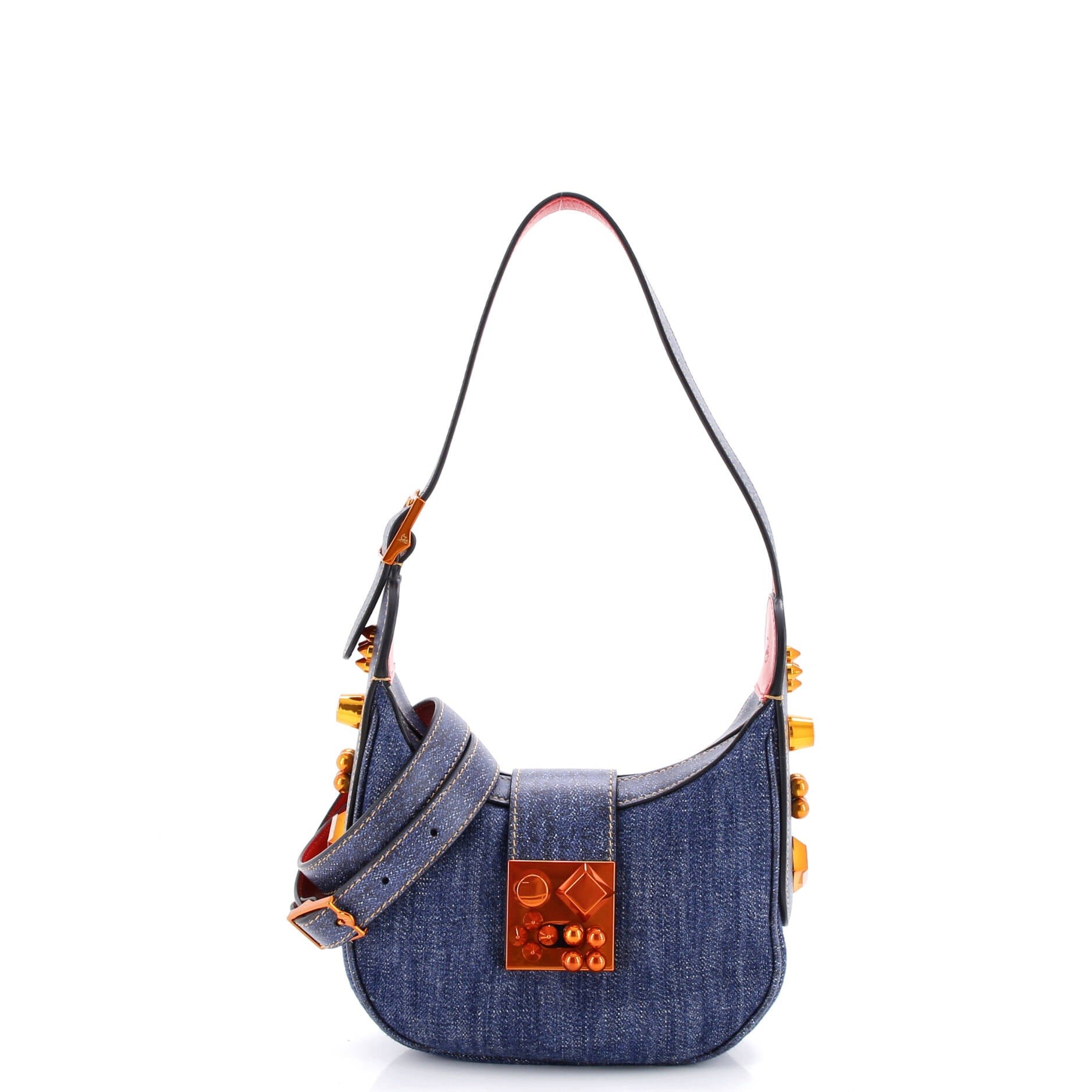 Christian Louboutin Carasky Hobo Denim Mini