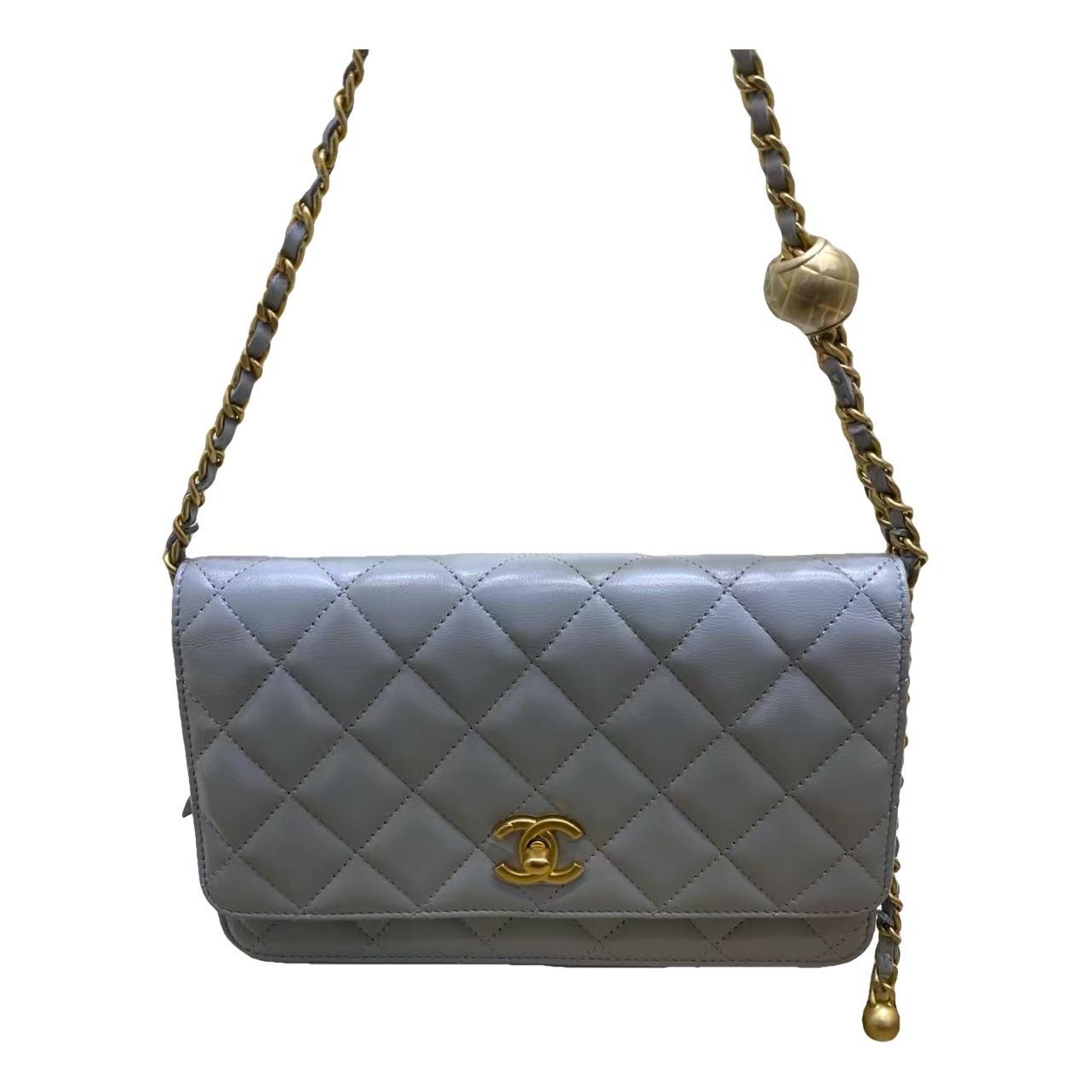 Wallet On Chain Timeless/Classique leather crossbody bag