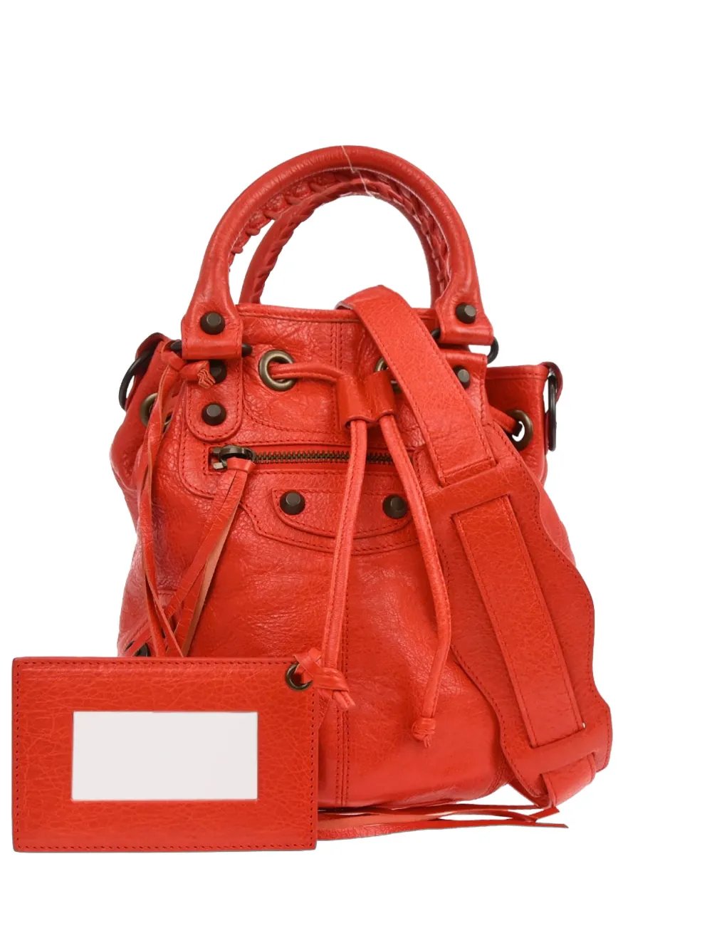 mini Classic Pompon bucket bag