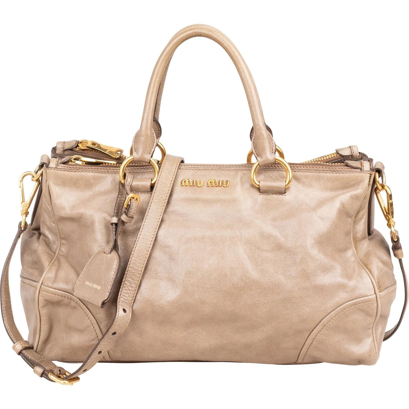 Vitello leather satchel