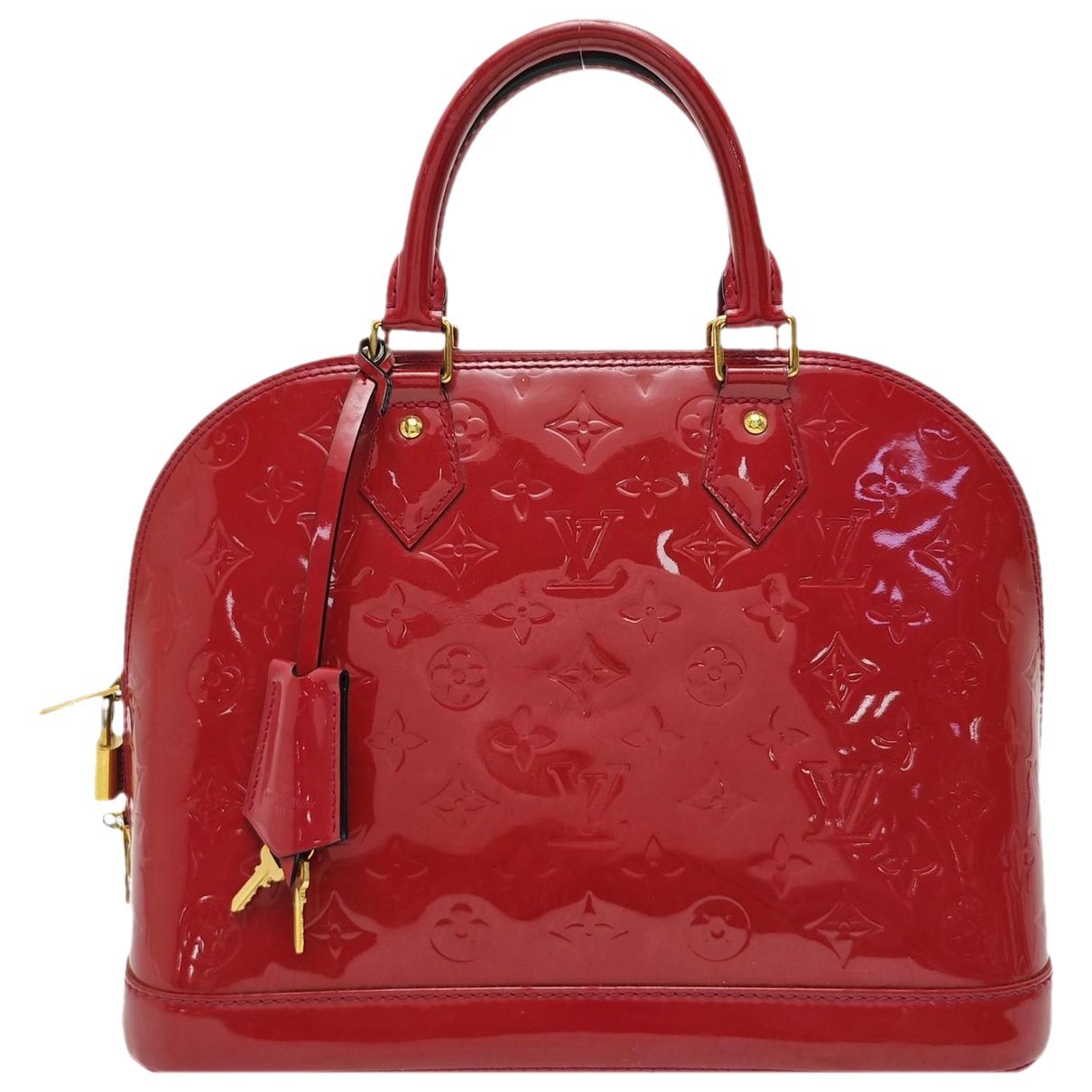 Alma patent leather handbag