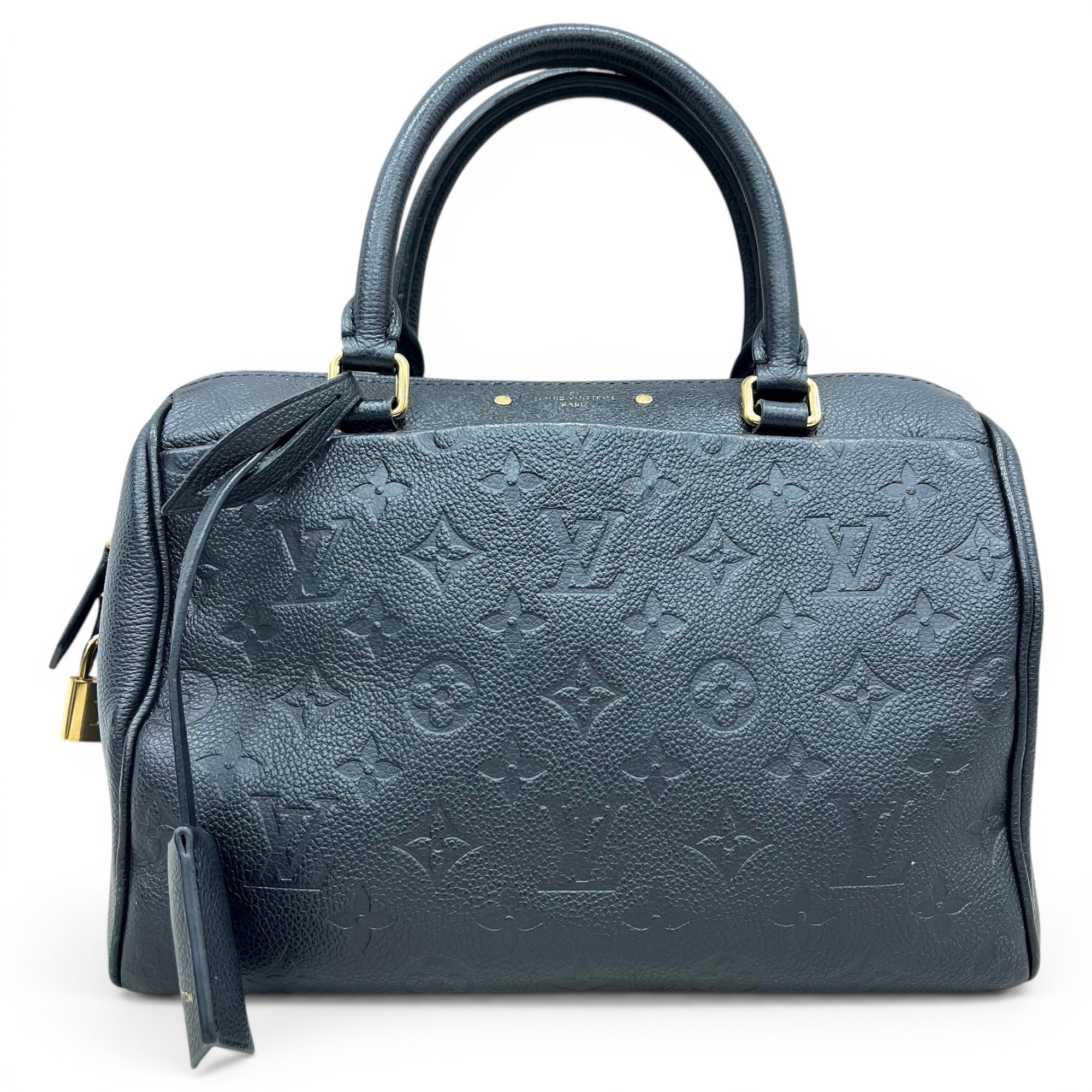 Speedy leather handbag